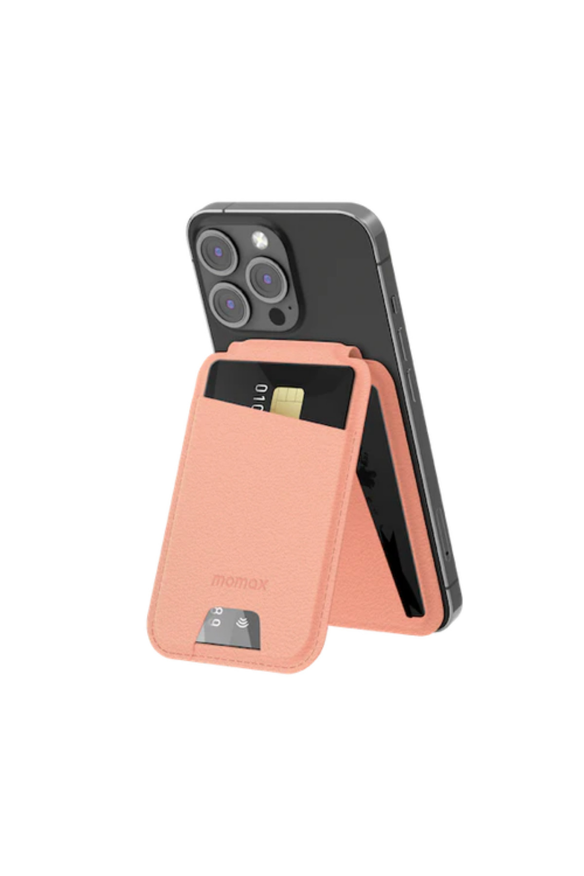 Momax 1-Wallet Magnetic stand card holder (PINK) - Fiyatı, Yorumları