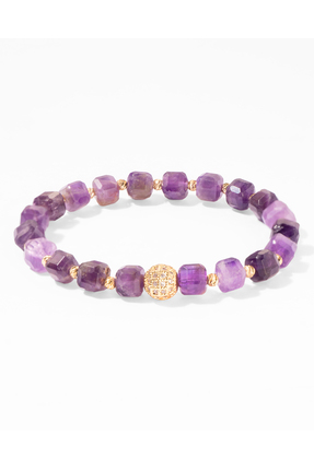 Mia Lia Design Ametist Doğal Taş Bileklik