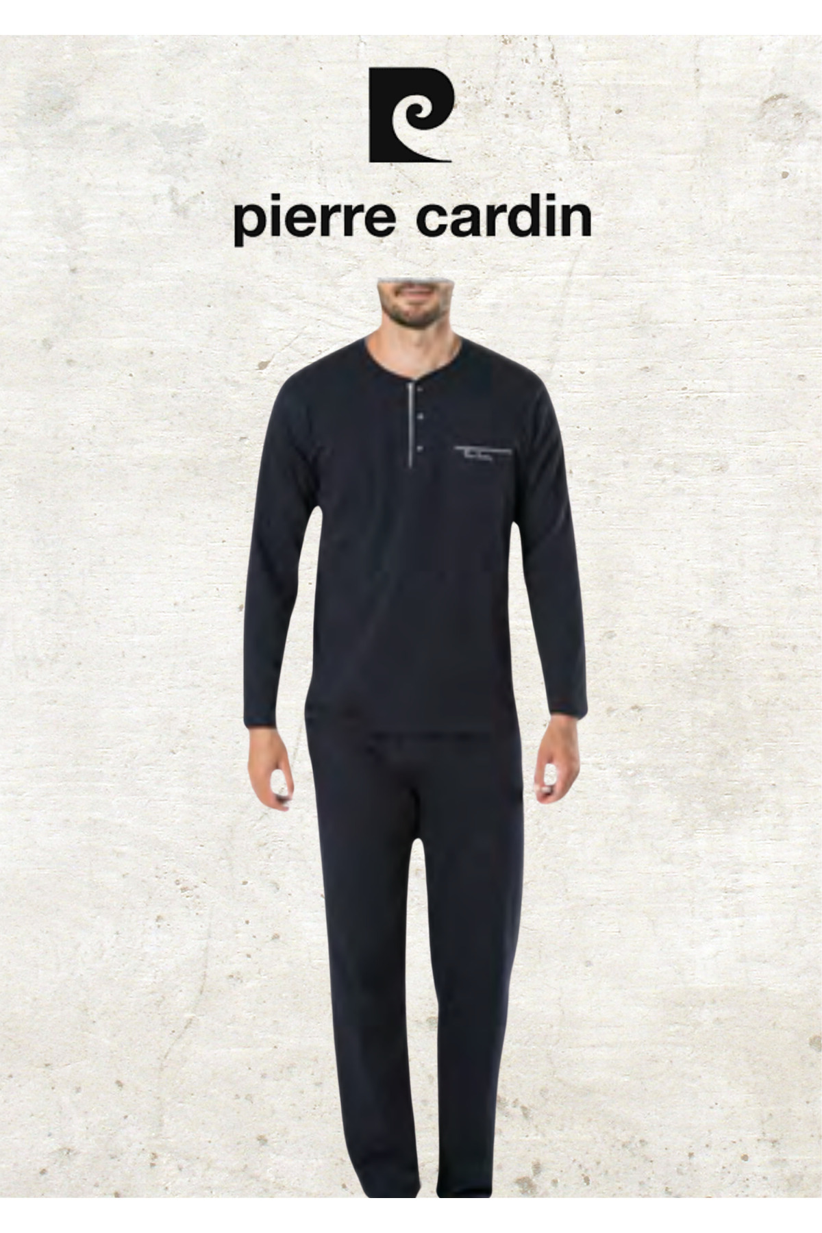 ست پیژامه مردانه راسته فاق نرمال آستین بلند | پیر کاردین Pierre Cardin OL.PC.5595.291 - تصویر 6