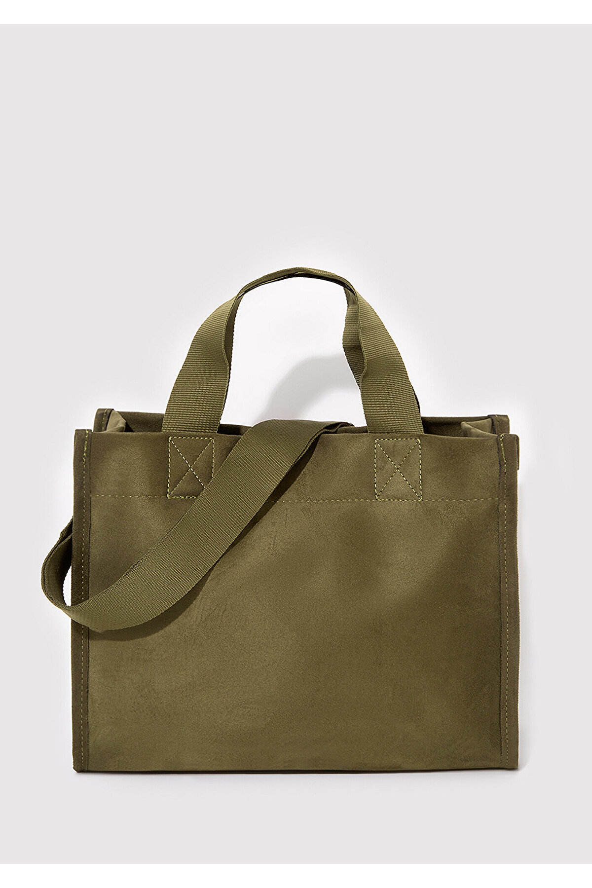Mavi-Khaki Tote Bag 1912081-71819 3