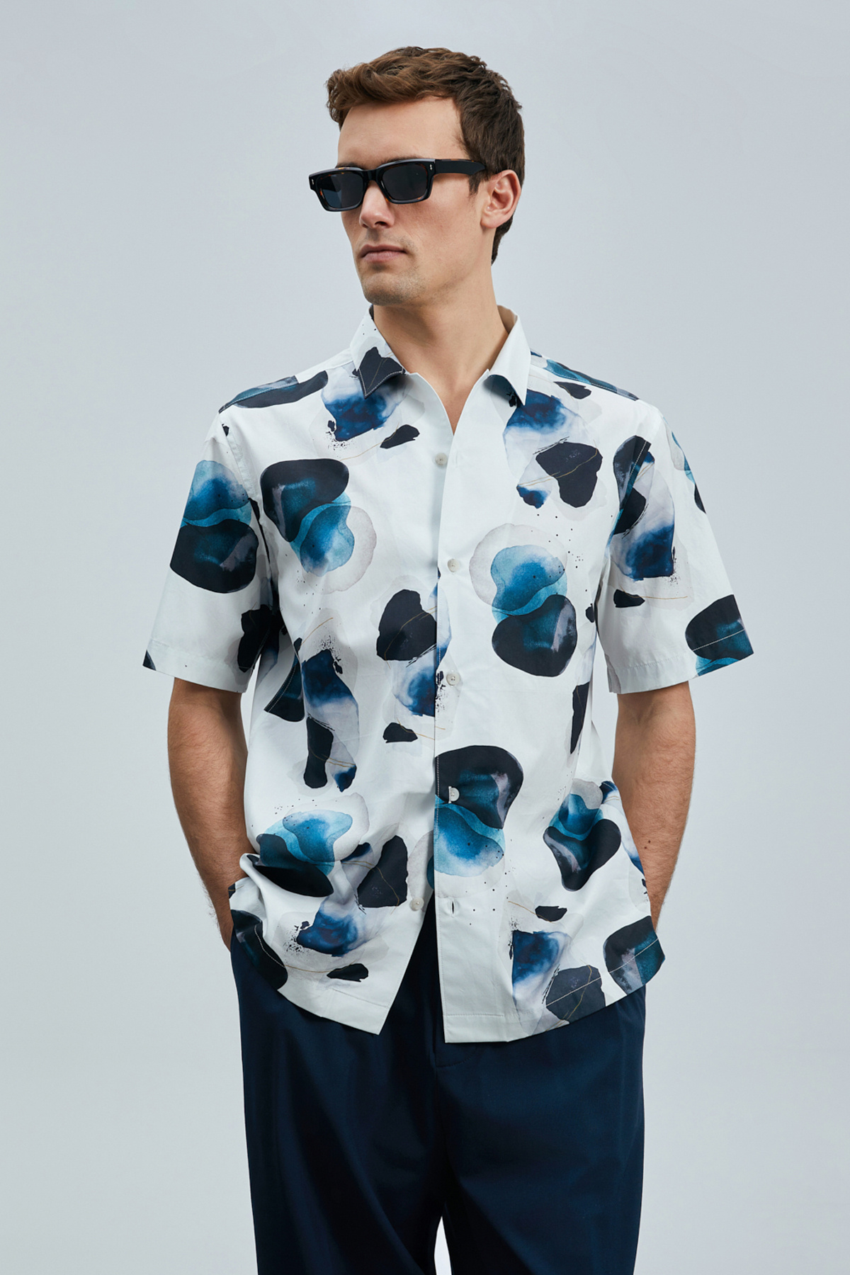 Lufian-Jereno Men's Basic Shirt Regular Fit Ecru 3