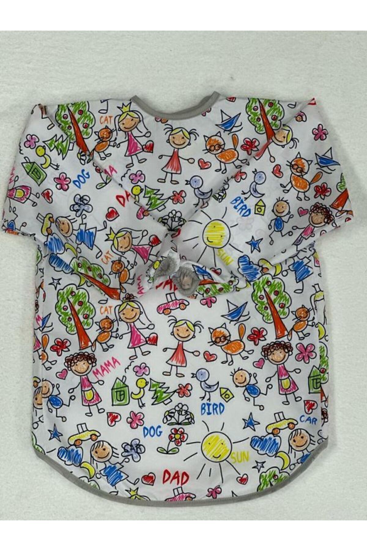 Aşkın Parti Evi 4-7 Yaş Family Sıvı Geçirmez, Uzun Kollu Çocuk Faaliyet Aktivite Boyama Önlüğü fotoğrafı 6 (önizleme)