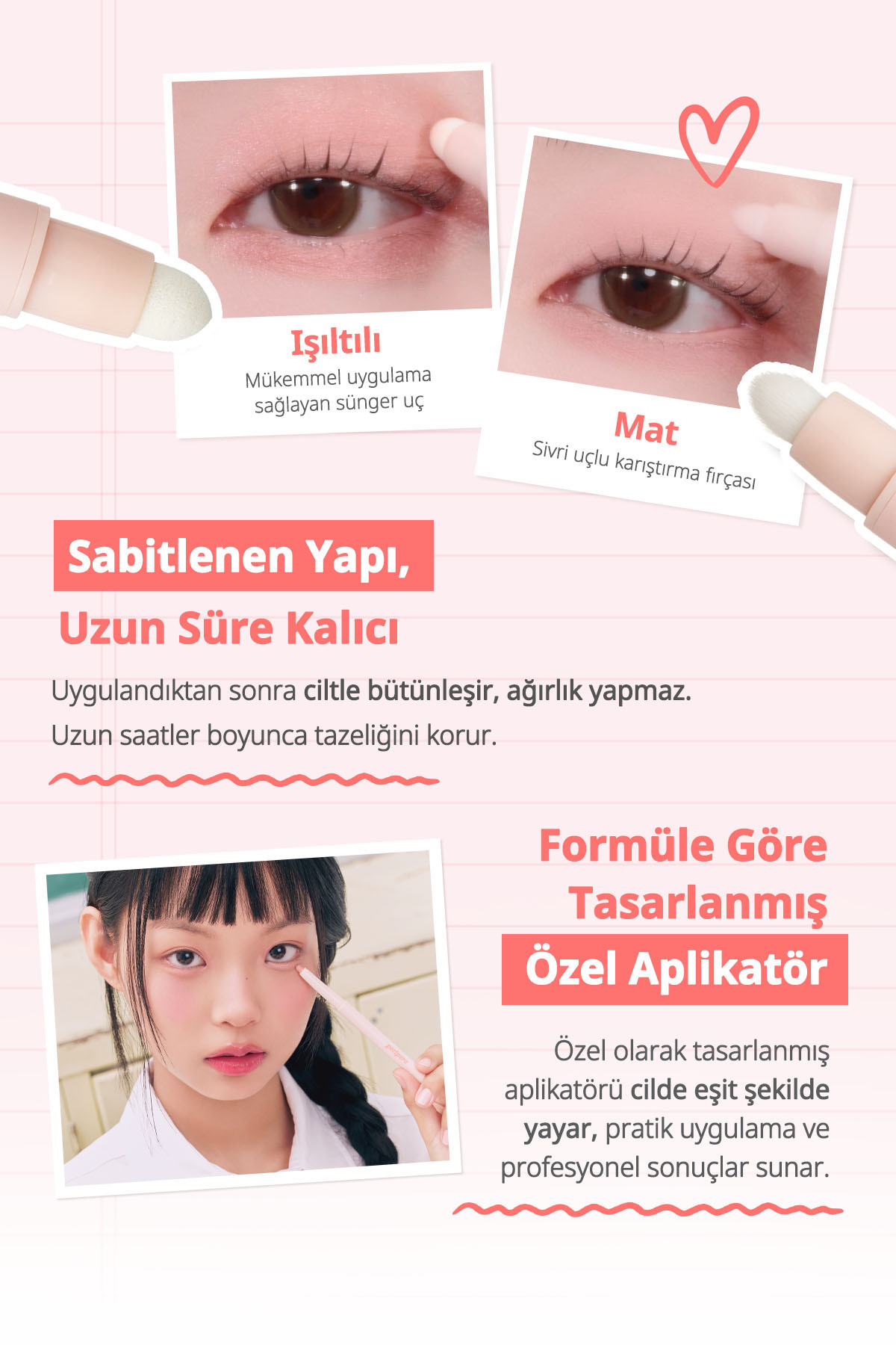 PERIPERA-Easily Applied Pen Shadow Mood in Shade Eye Stick Without Clumping (P03 Lovey Wave) 3