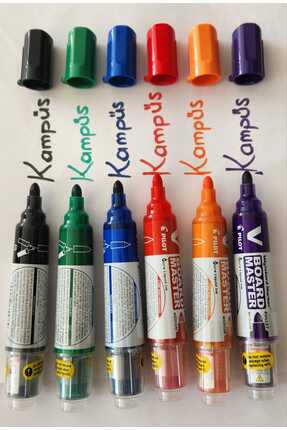 Pilot V Board Master Beyaz Tahta Kalemi 6'lı Set