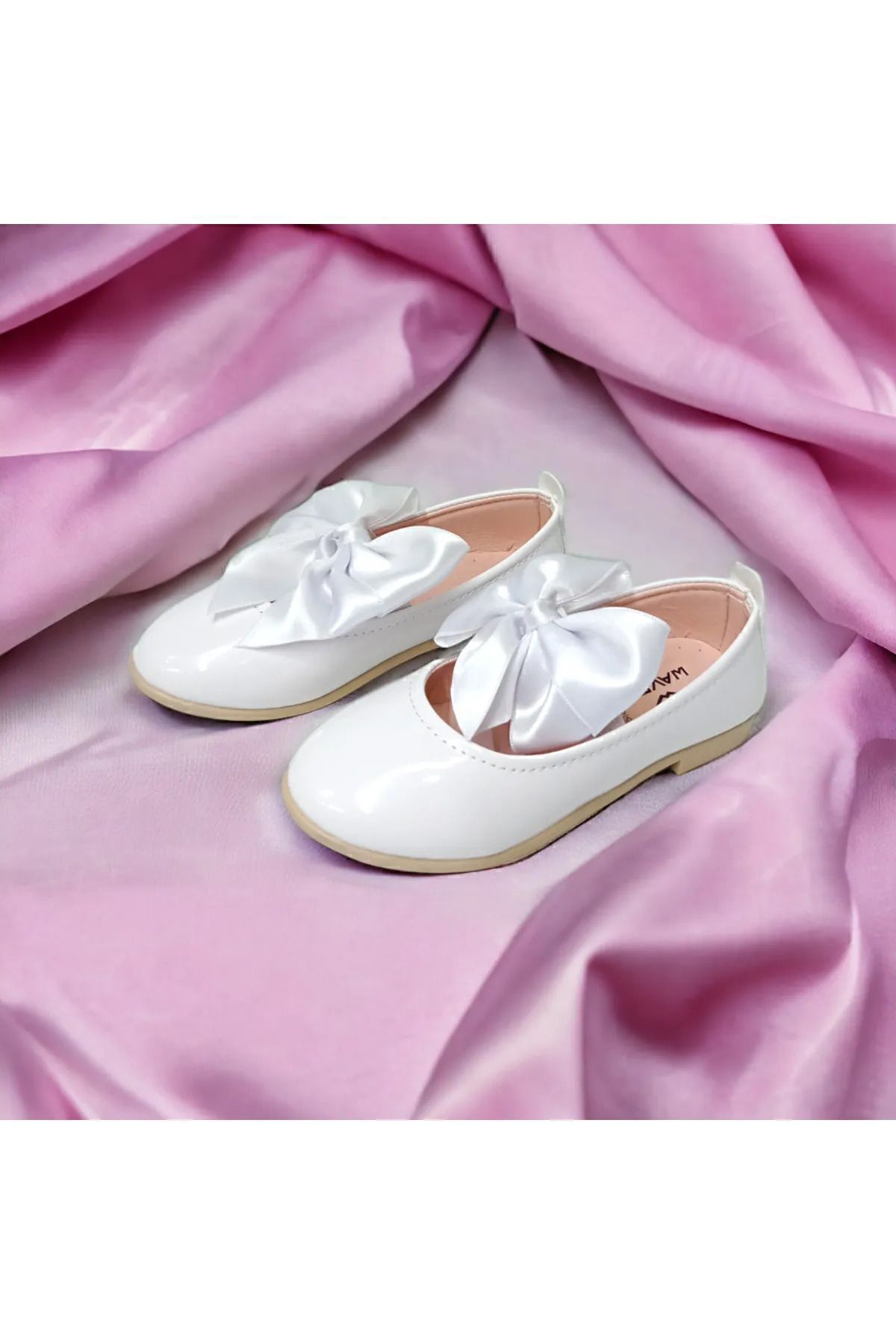 STELLA BUTİK Kız Çocuk Fiyonklu Babet Ayakkabı fotoğrafı 2 (önizleme)