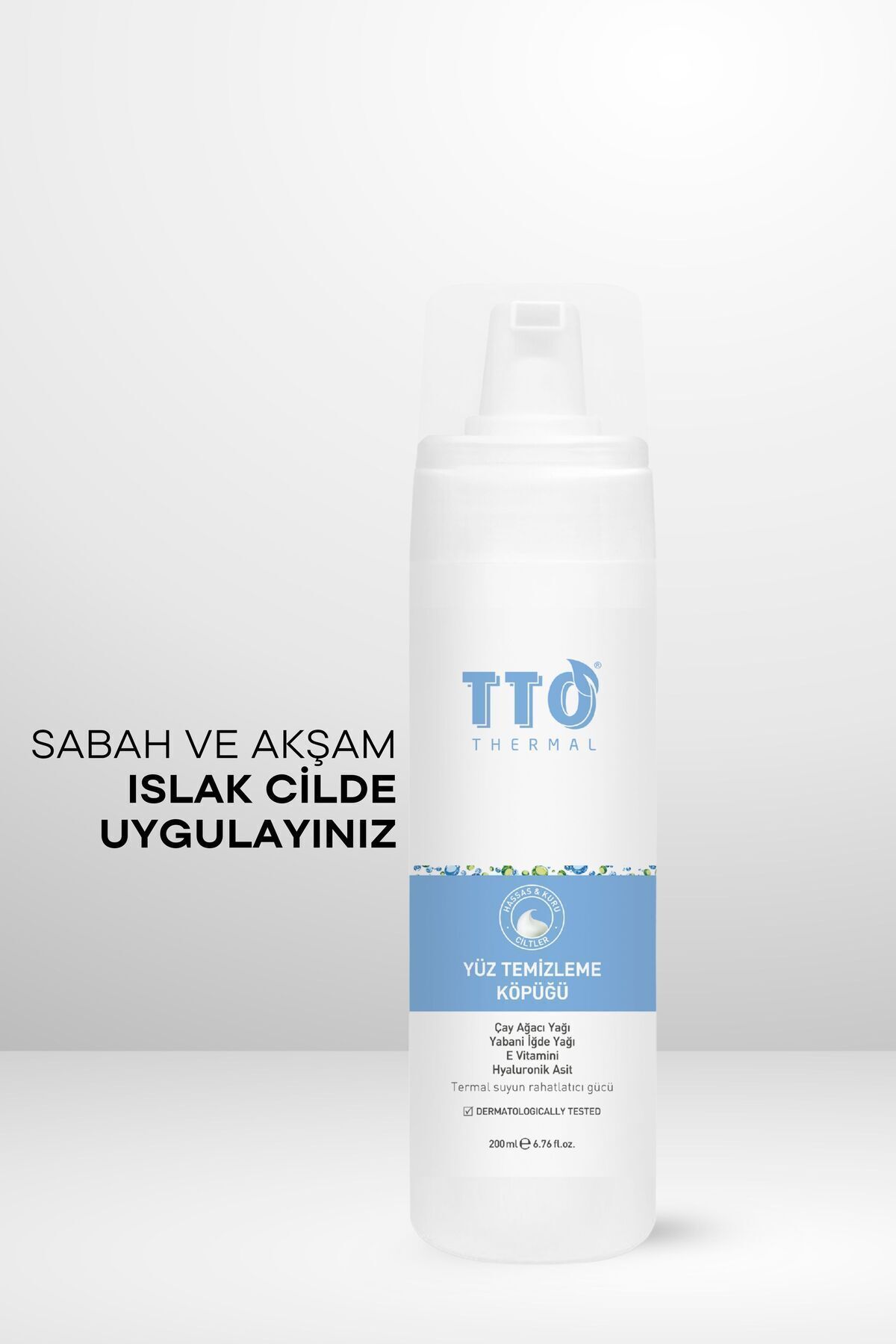 TTO-200 مل تنظيف عميق للمسام - رغوة تنظيف الوجه (زيت شجرة الشاي) 6