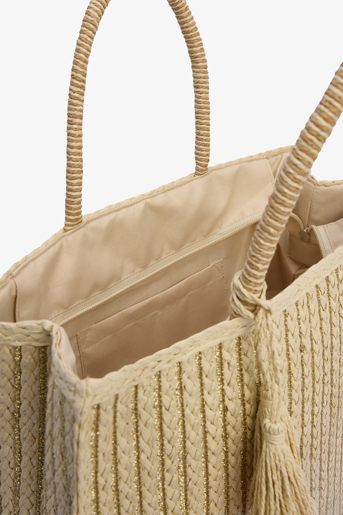 Penti-Marget Ecru Straw Bag 3