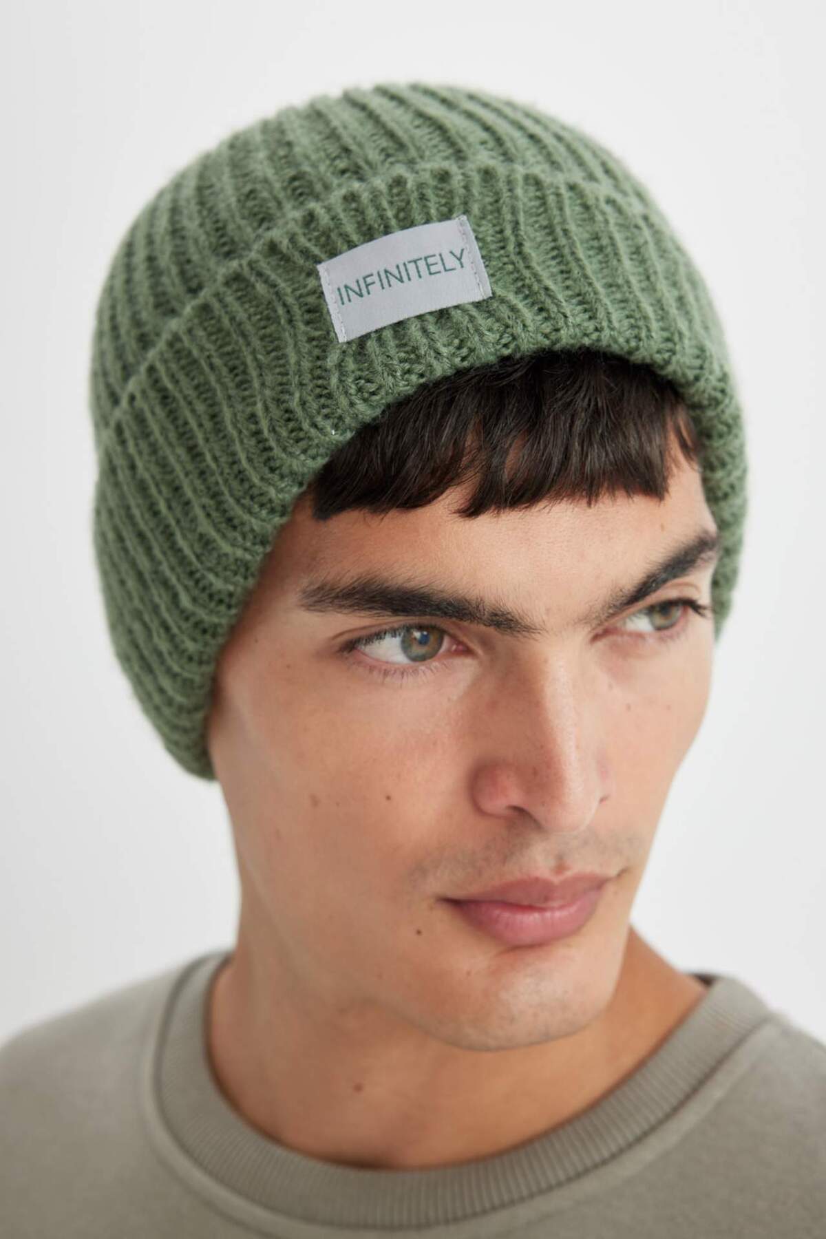 دفاکتو پارچه مردانه با برچسب Beanie U9177AZ24WN
