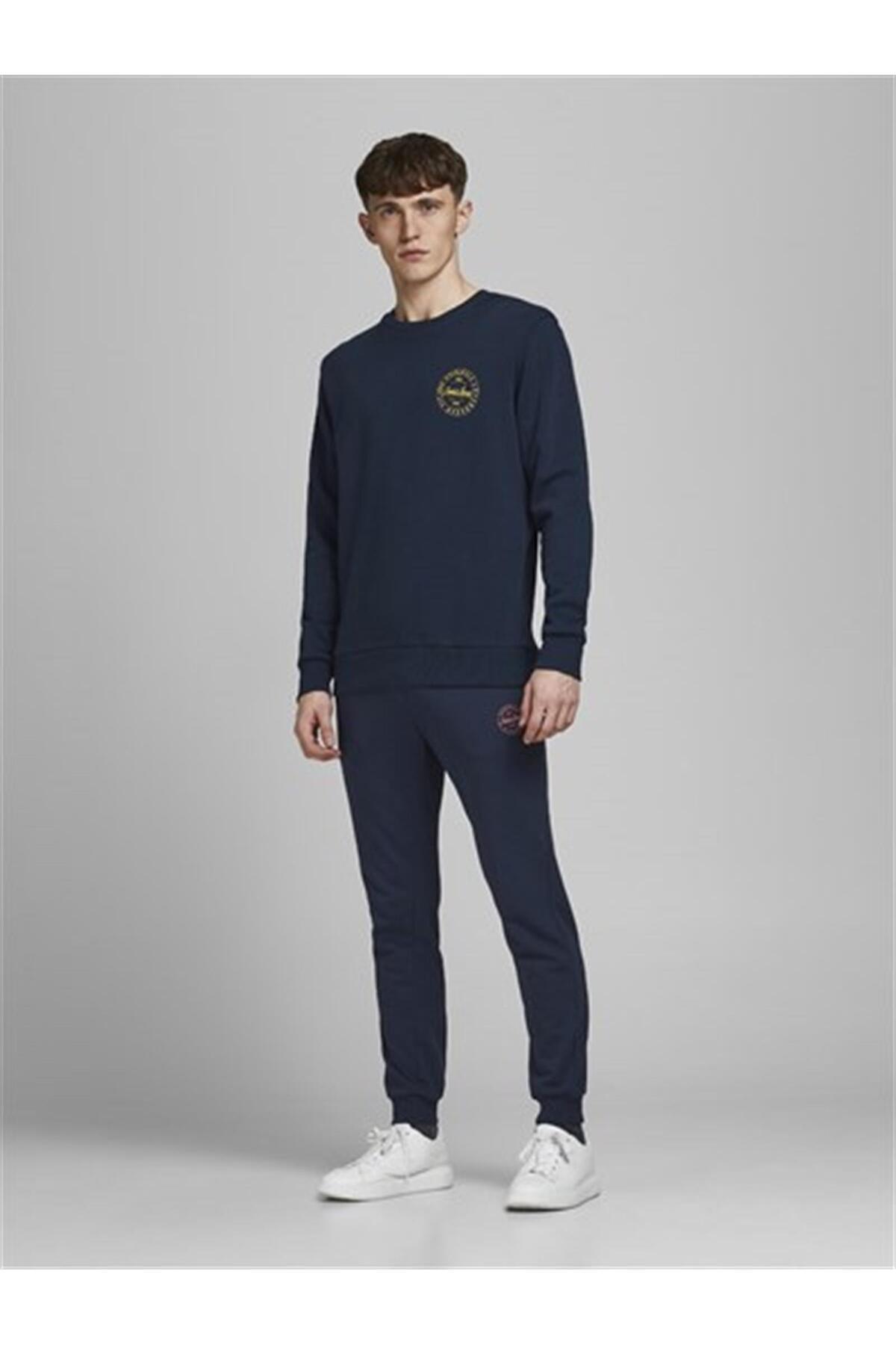 شلوار گرمکن ورزشی مردانه راسته فاق نرمال | جک اند جونز Jack & Jones 12165322 - تصویر 8