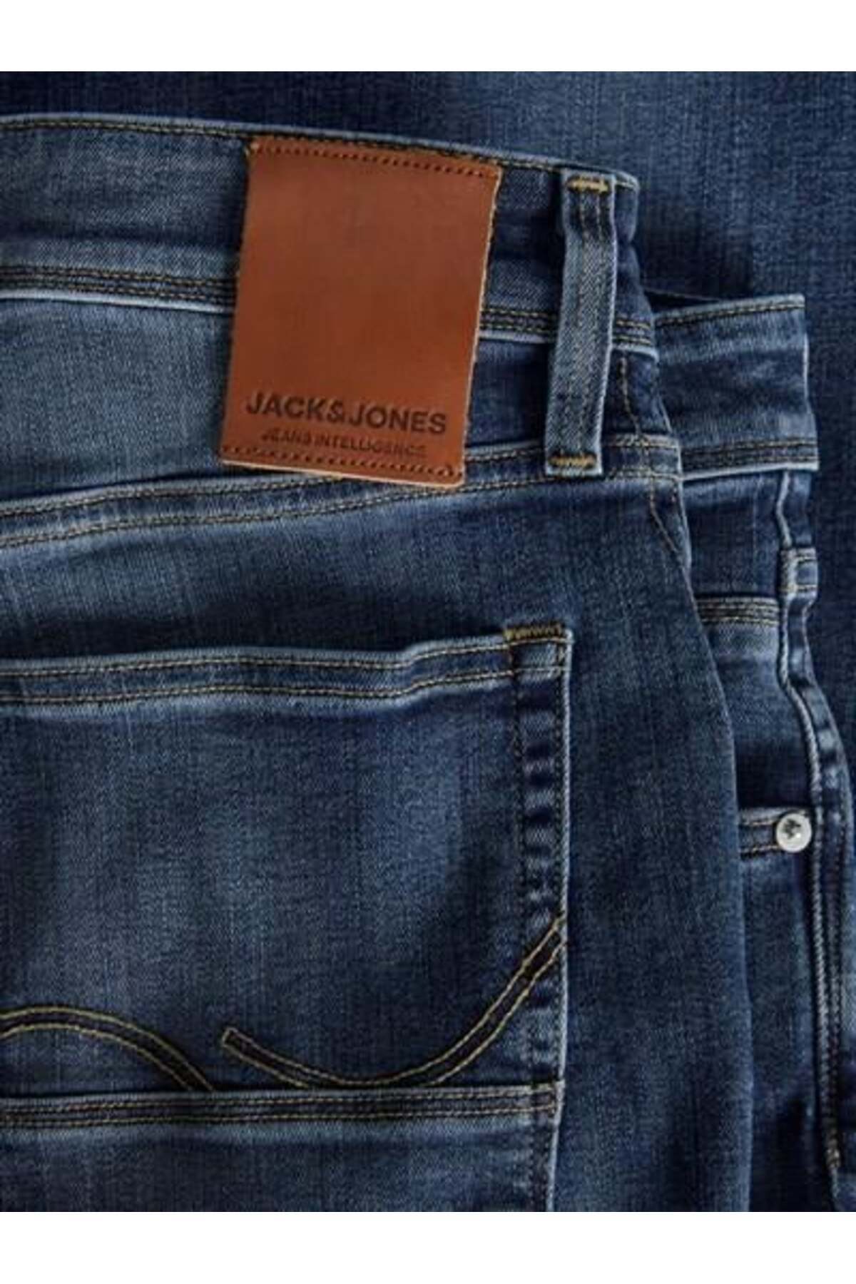 شلوار جین مردانه راسته | جک اند جونز Jack & Jones 12250486 - تصویر 4