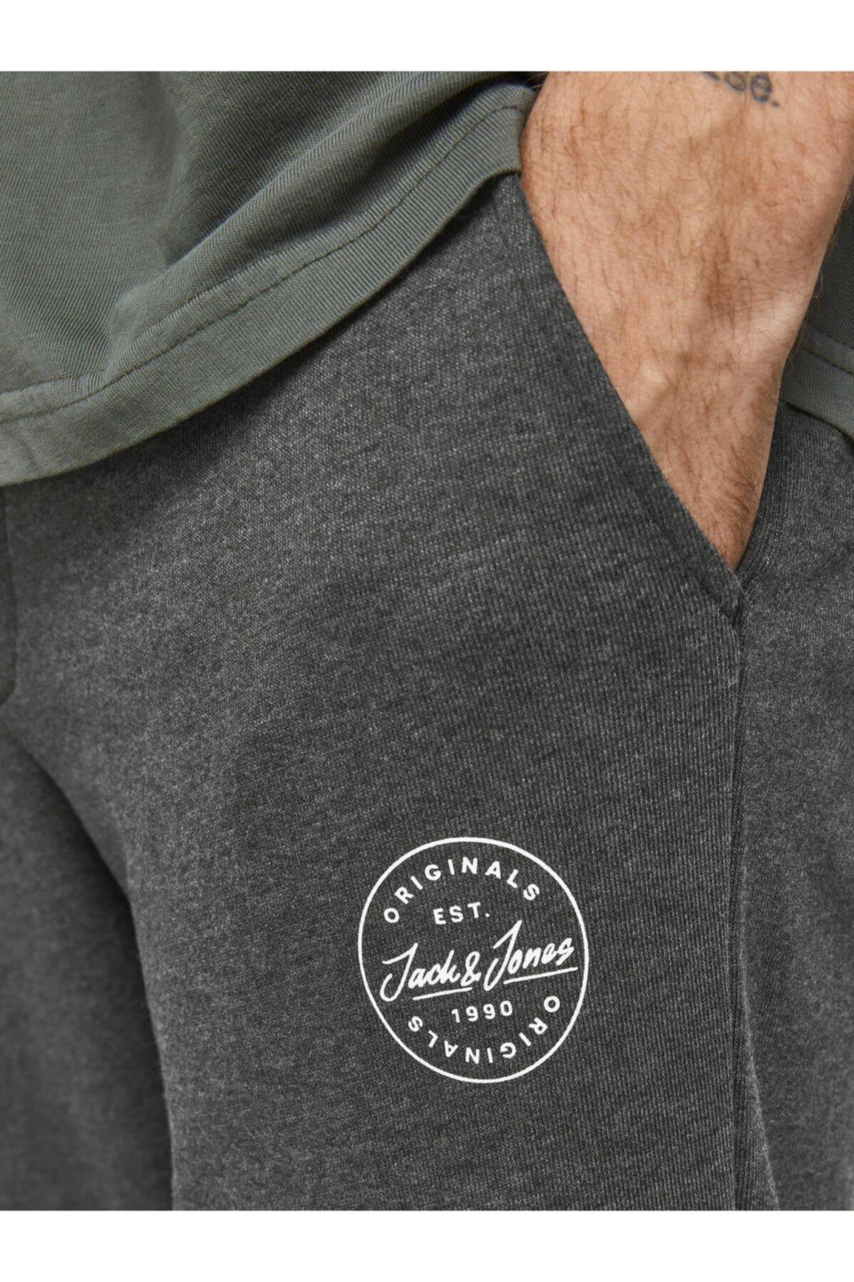 شلوار گرمکن ورزشی مردانه راسته فاق نرمال | جک اند جونز Jack & Jones 12165322 - تصویر 3