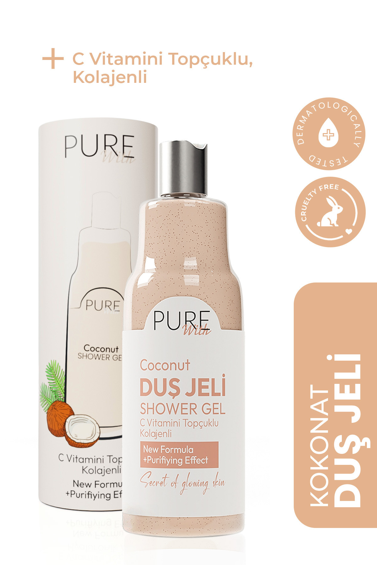 Pure With Coconut Duş jeli