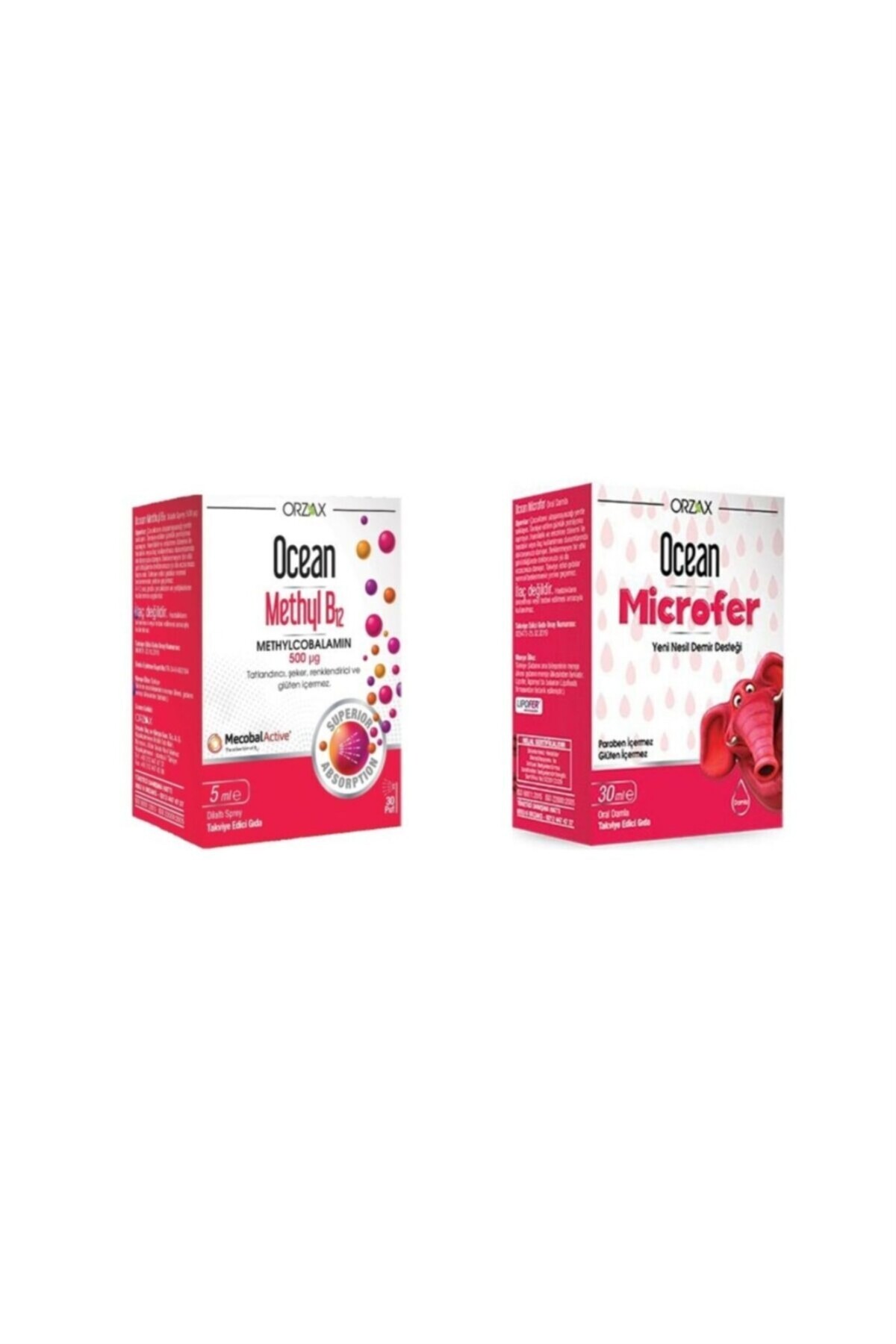 Ocean Methyl B12 Sprey 500 Mcg 5 Ml + Microfer Damla 30 Ml Avantaj