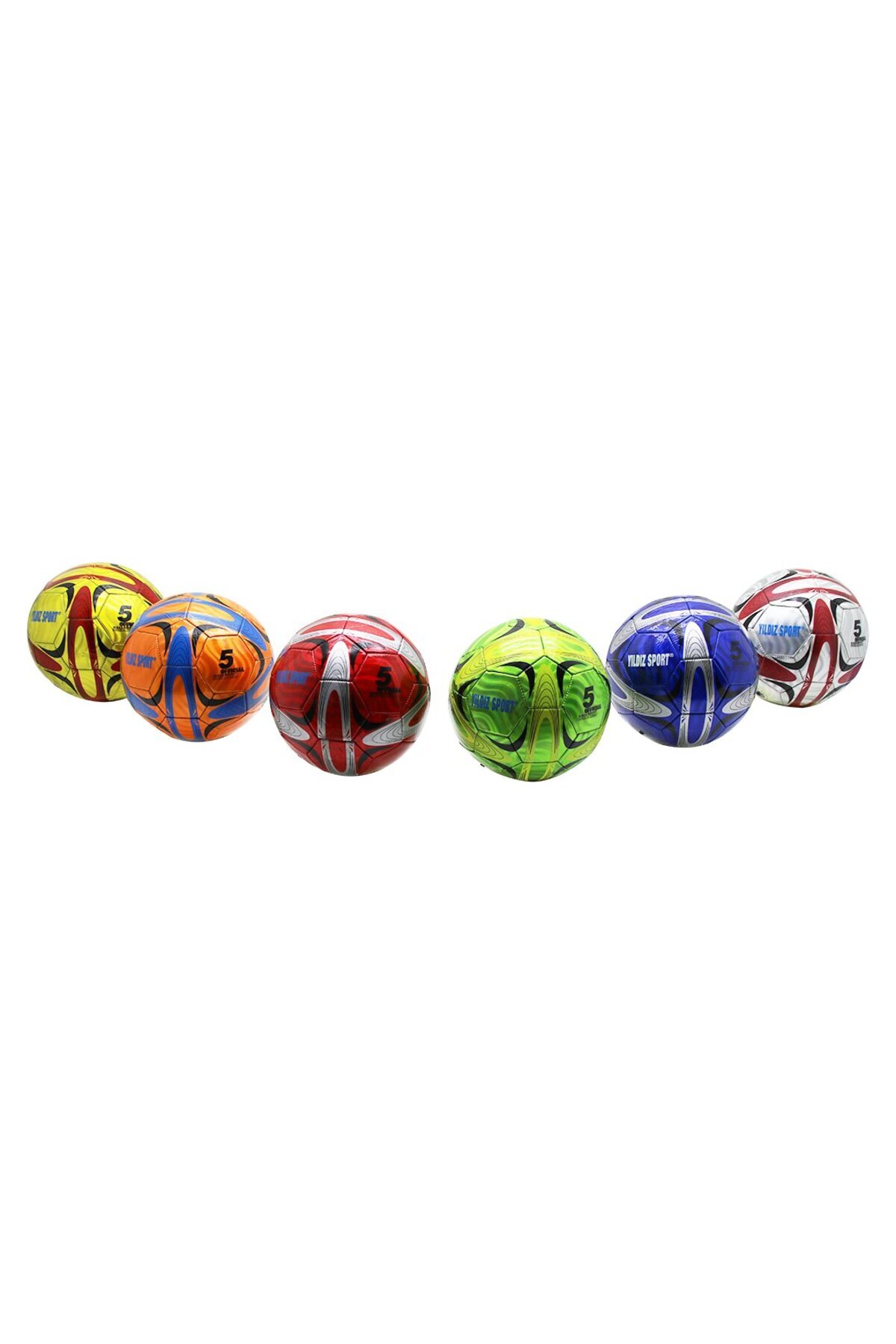 Fırsatkolik FUTBOL TOPU DİKİŞLİ PARLAK RENKLİ 280GR (5067)