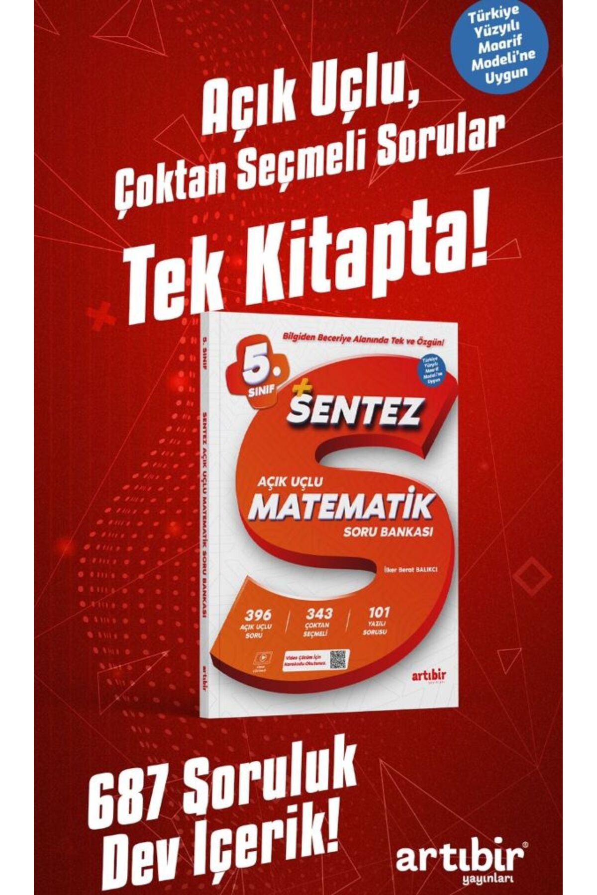 Artıbir Yayınları 5. SINIF SENTEZ AÇIK UÇLU MATEMATİK SORU BANKASI