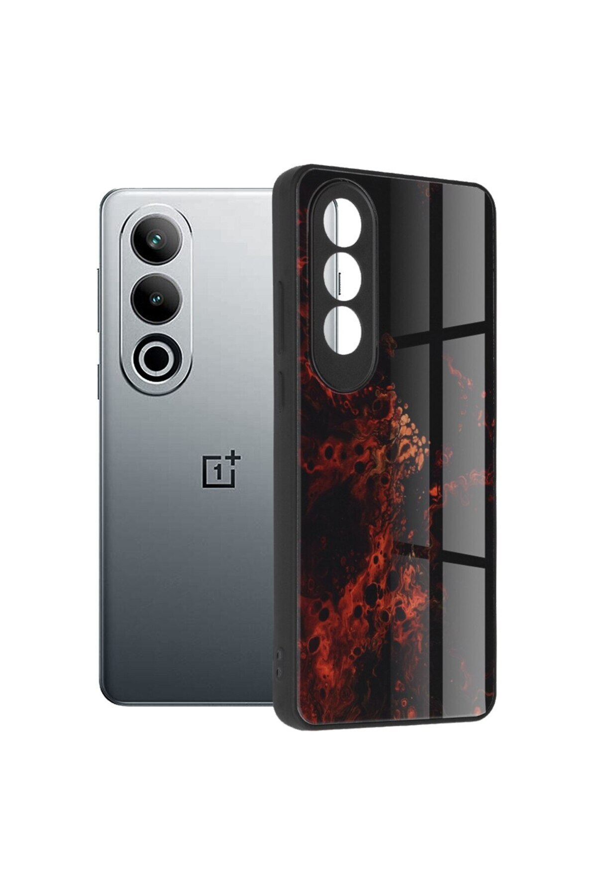 Tim-High Protection Case for OnePlus Nord CE4, Timacontech, V26, Hard Plastic, Elegant Ruby Nebula 4