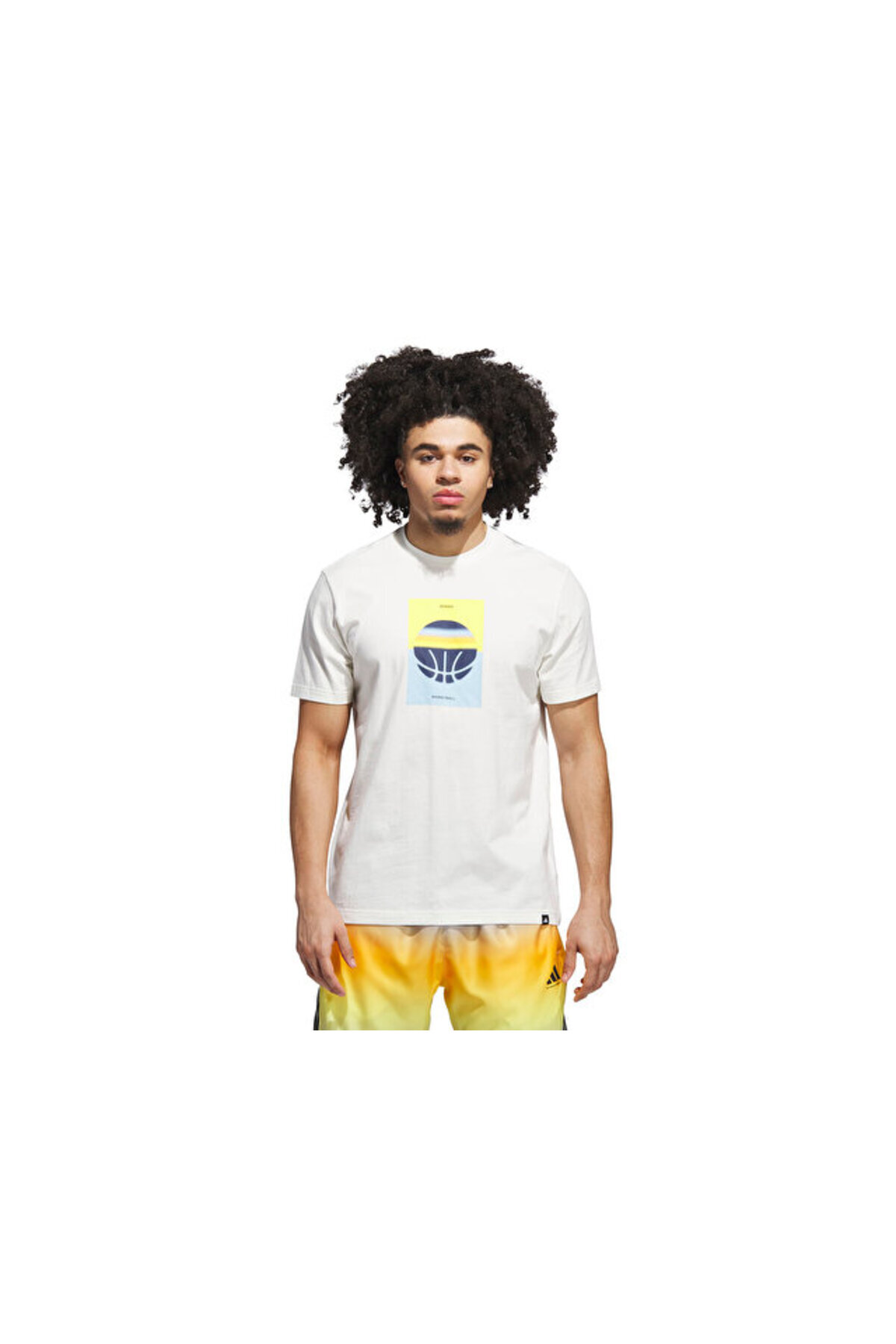آدیداس تی شرت بسکتبال مردانه Dawn2Dusk Tee 3 JX1747 سفید