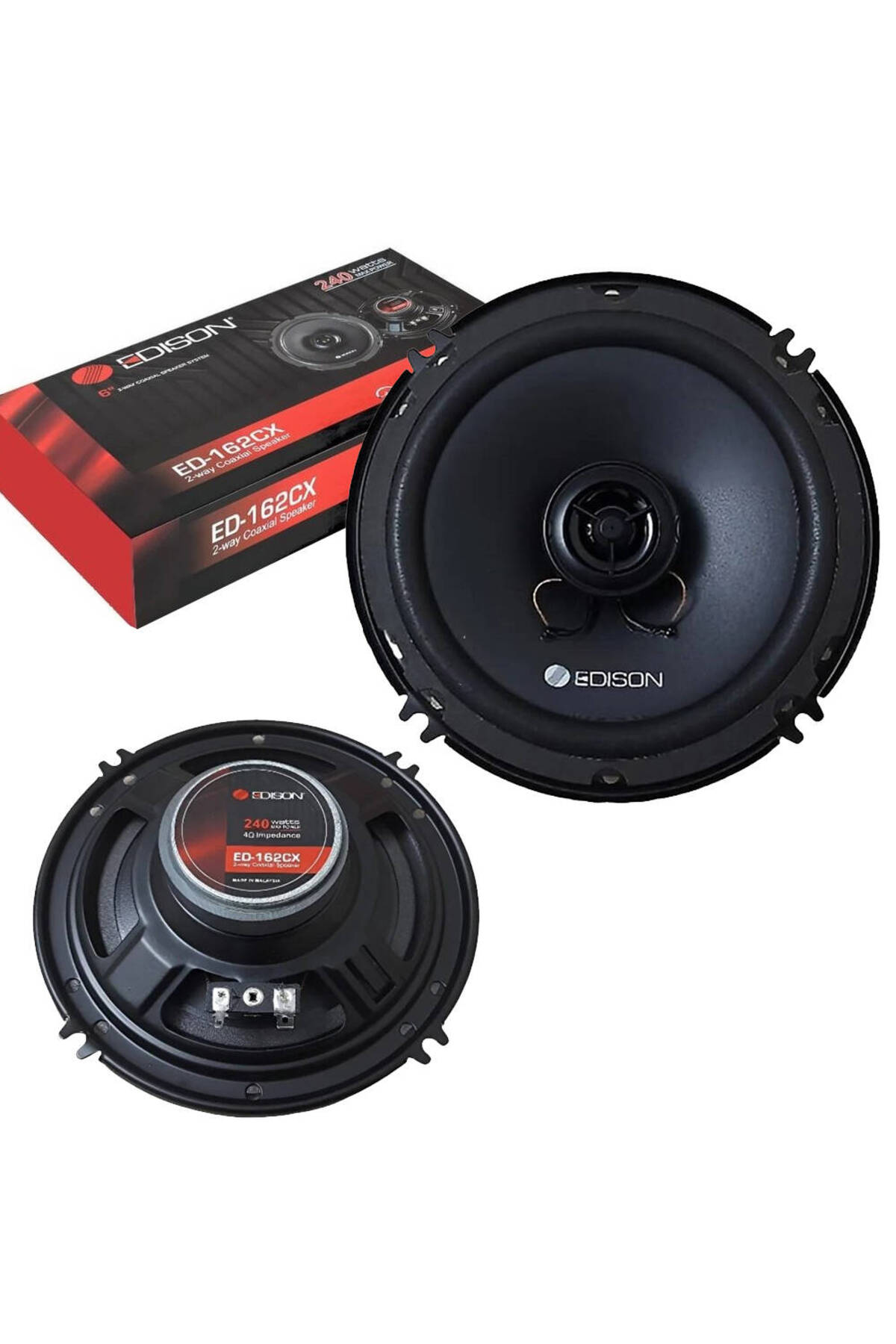 壷 Edison Oto Hoparlör 16cm 240w 2 Adet ED-162CX - Fiyatı, Yorumları