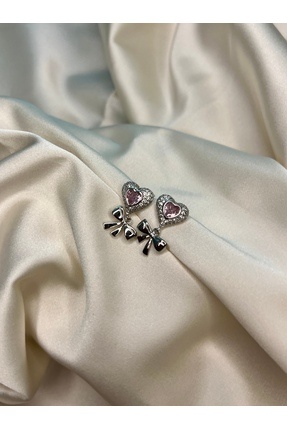 Roha Çelik Silver Pinkart Küpe