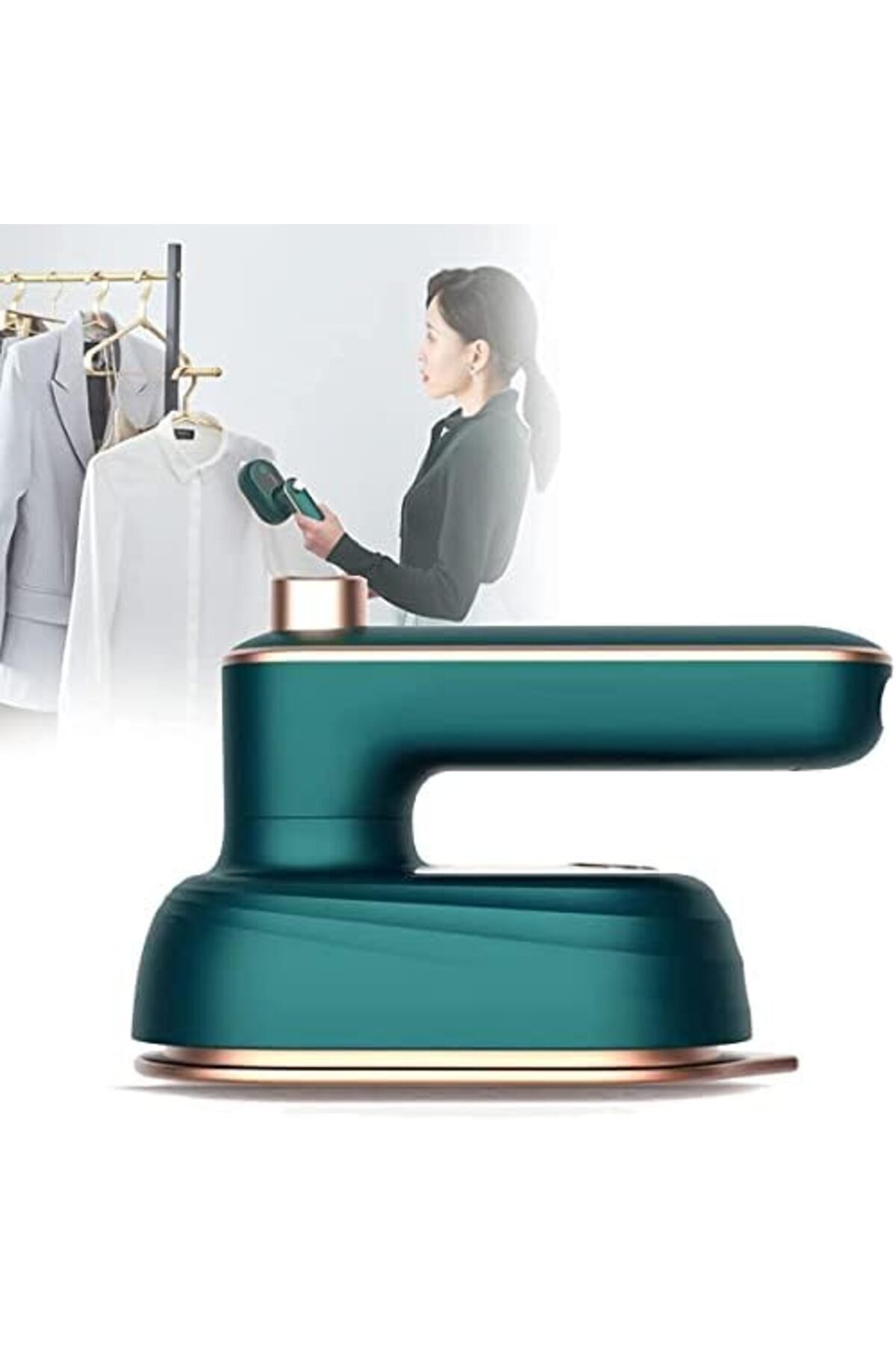 Hope-Portable Mini Ironing Machine, Foldable Travel Garment Steamer, Mini Ironing Machine 180°R 1