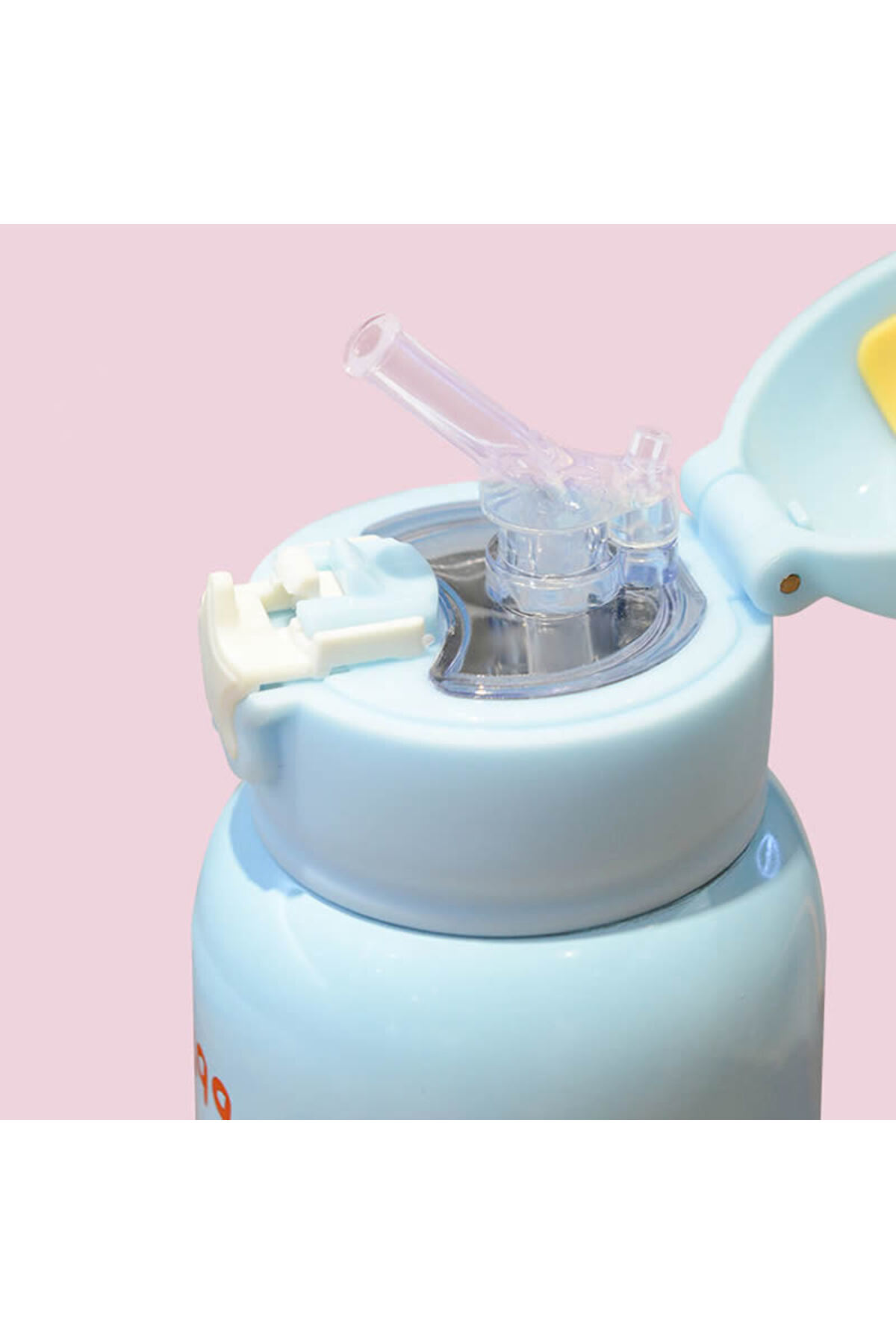 jojobebek Mavi Renk Premium Paslanmaz Çelik Figürlü Askılı Çocuk Termos, 500 ml, ( 24+ Ay) fotoğrafı 7 (önizleme)