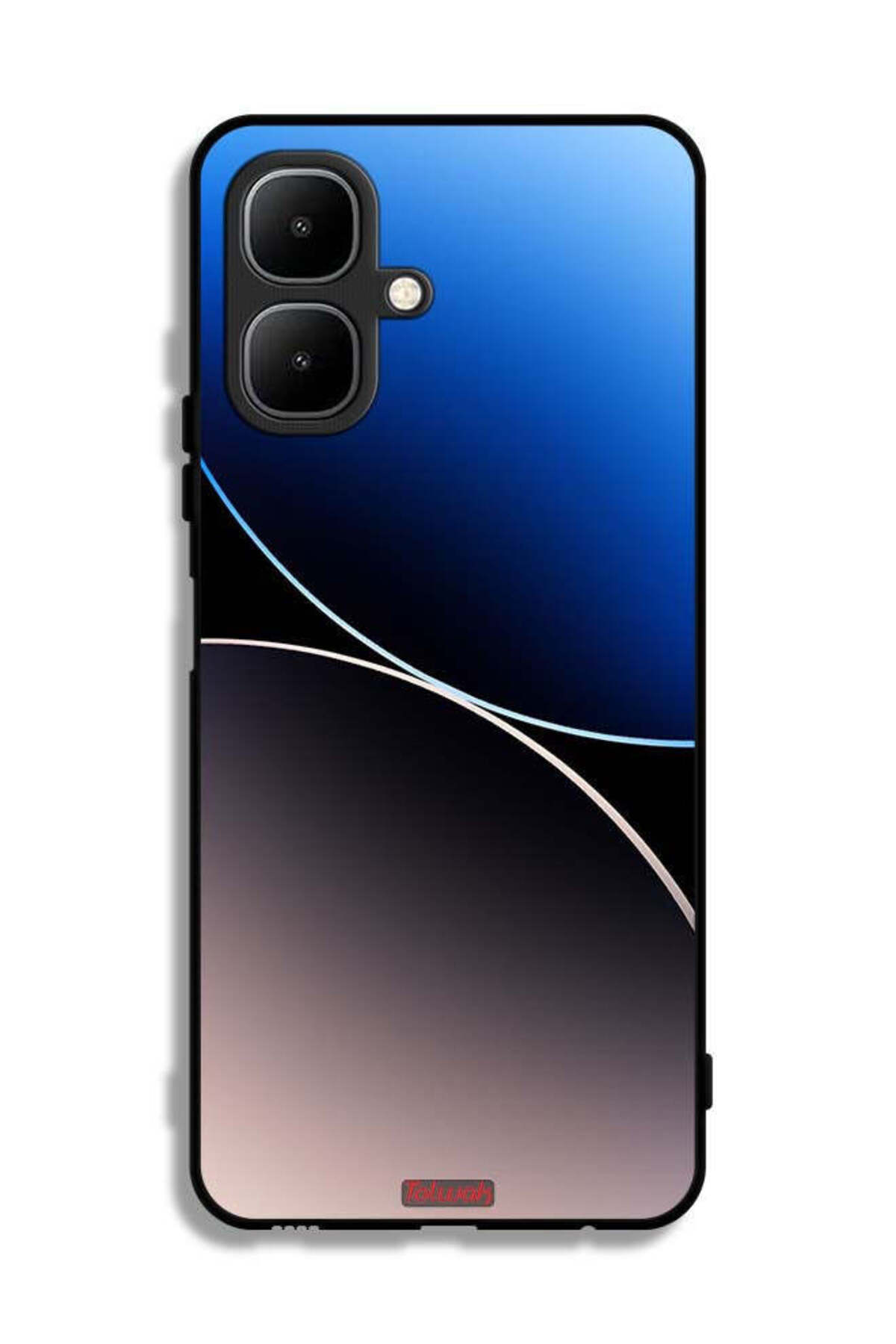 Tolwak-Infinix Smart 10 Protective Case Cover Curve Lines Pattern 1