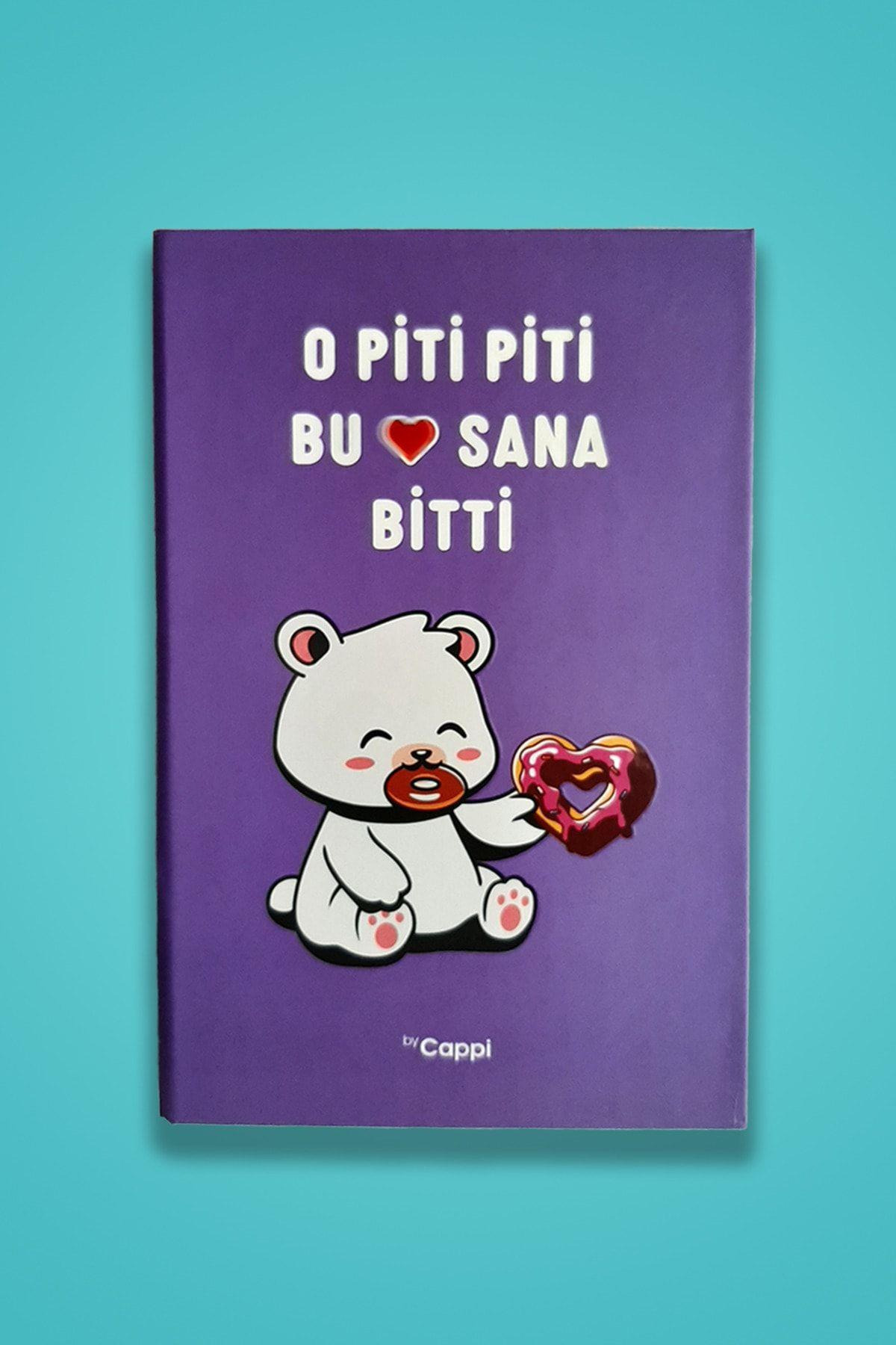 gnsstore Cappi Sert Kapak Not Defteri 160 Sayfa