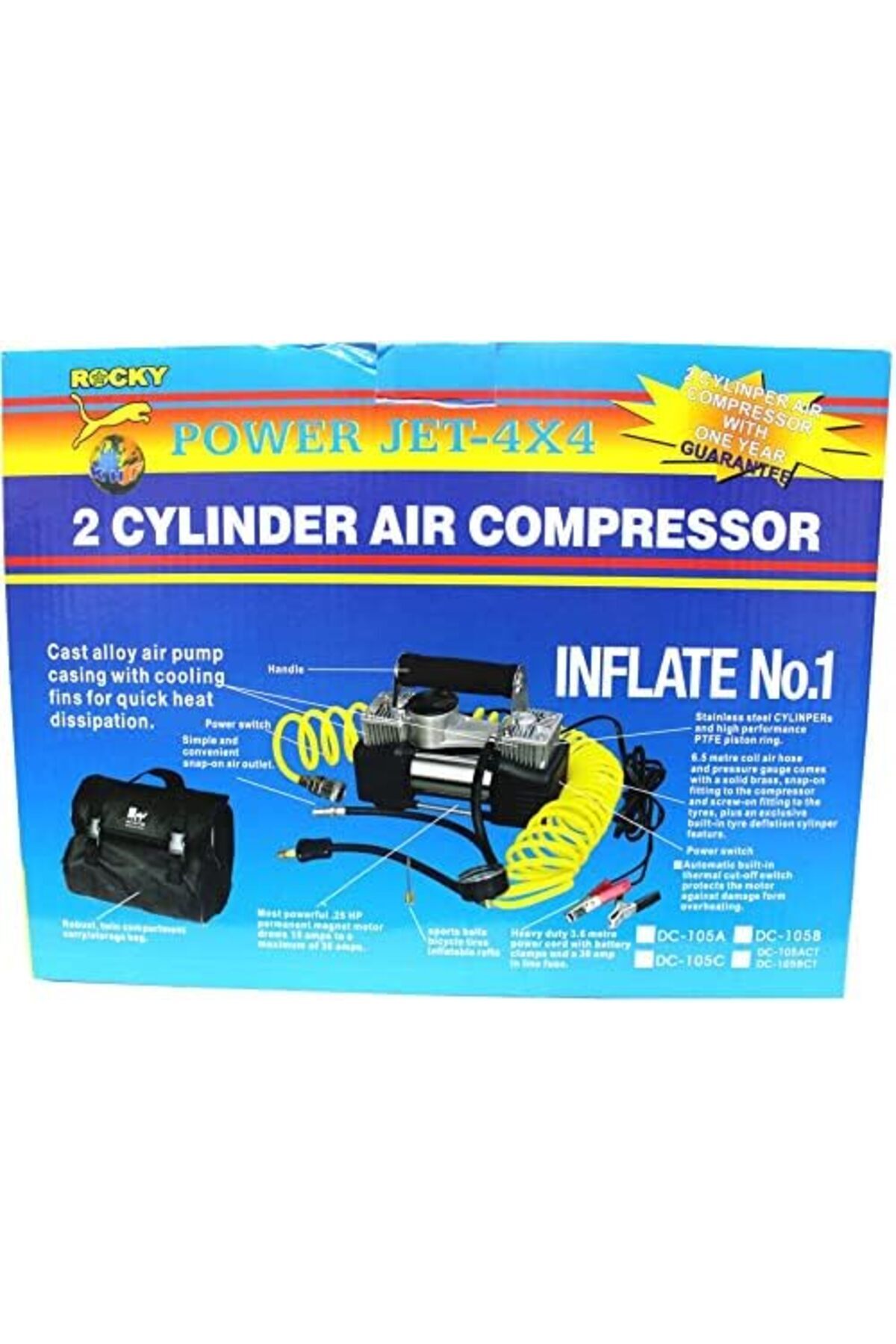 ضاغط هواء مزدوج الأسطوانات بقوة 12 فولت وقطر 30 مم co6951