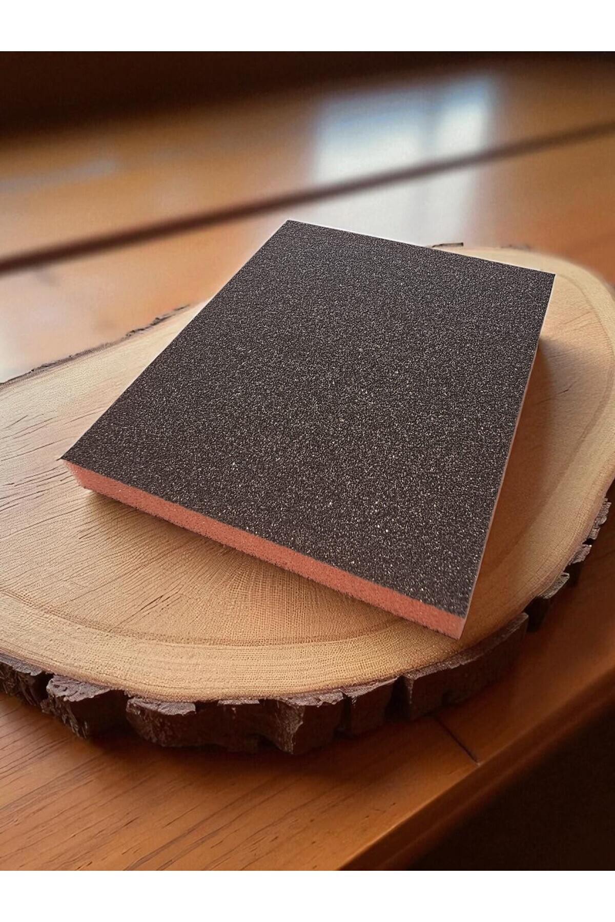 Ambalage Çift Taraflı Sünger Zımpara Ahşap, Mobilya, Seramik Far Ve Hobi İçin Süper Yumuşak 180 Kum(1 Adet)