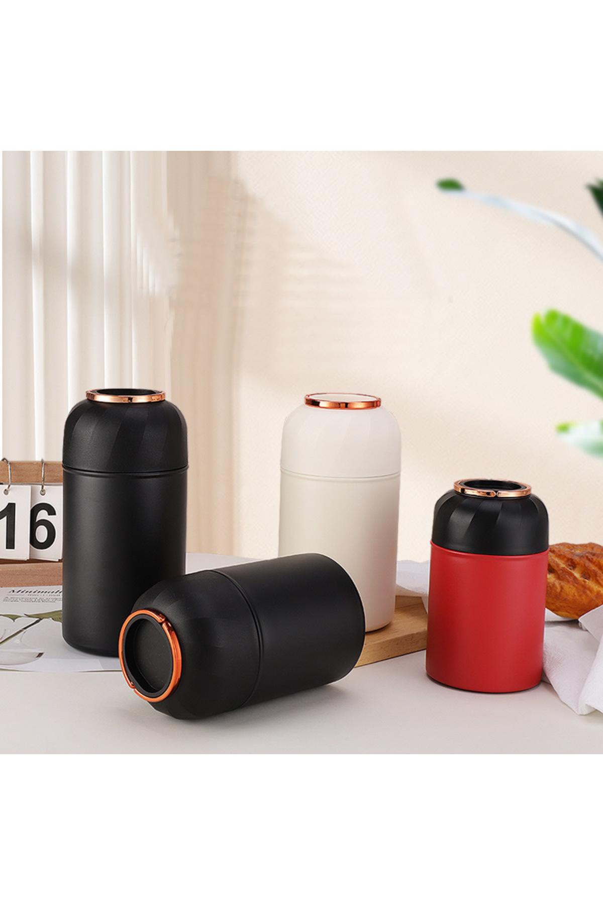 jojobebek Kırmızı Renk Premium Paslanmaz Çelik Termos, Çelik No:316, 500 ml, ( 24+ Ay) fotoğrafı 2 (önizleme)