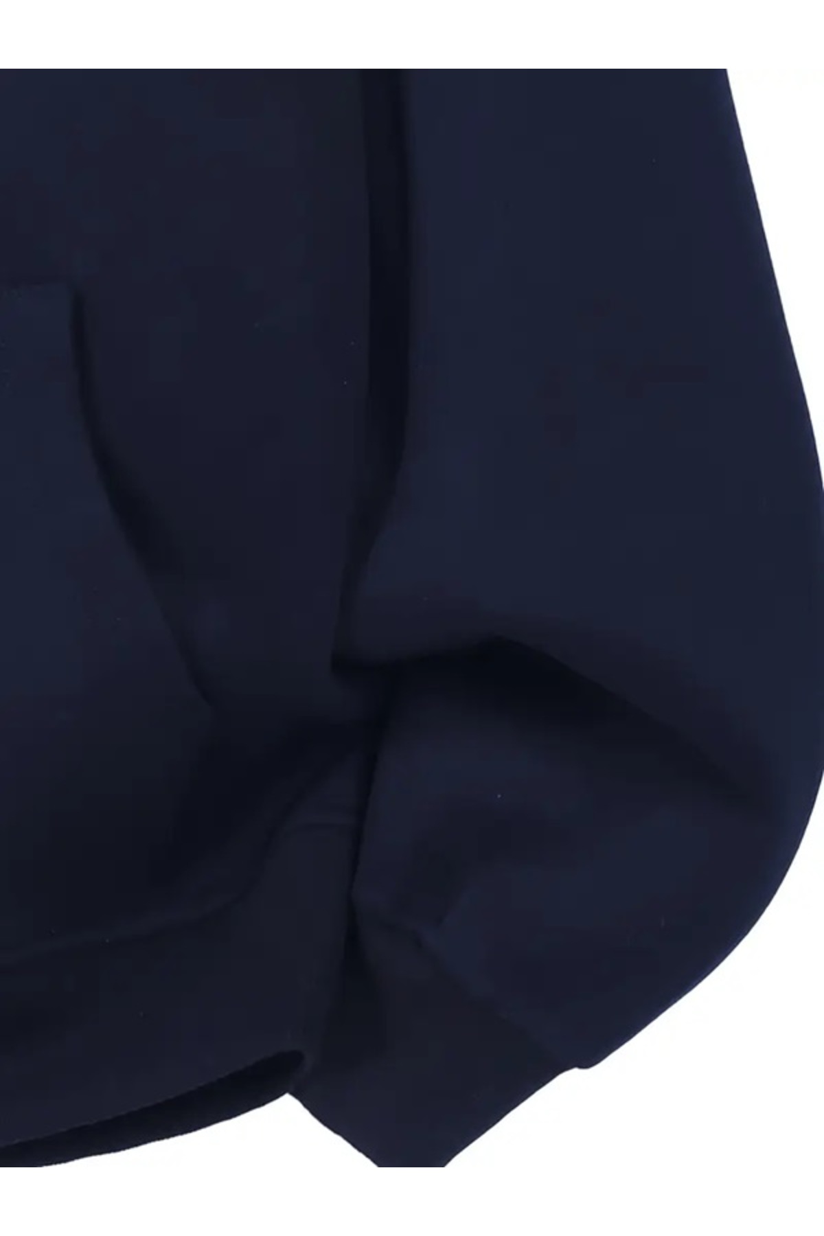 EXPECTED  Erkek Lacivert Oversize Fermuarlı Hoodie - Streetwear Kapüşonlu Hırka - Görsel 4