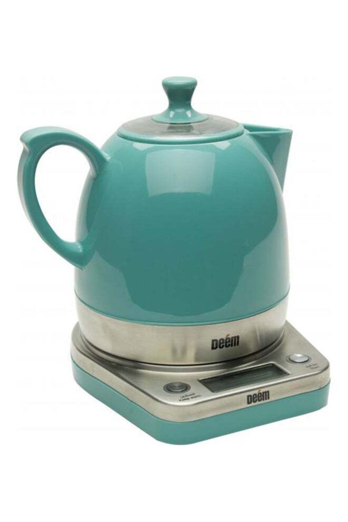 ماكينة صنع الشاي الكهربائية الكرك AD-EPKT-1012A تركواز