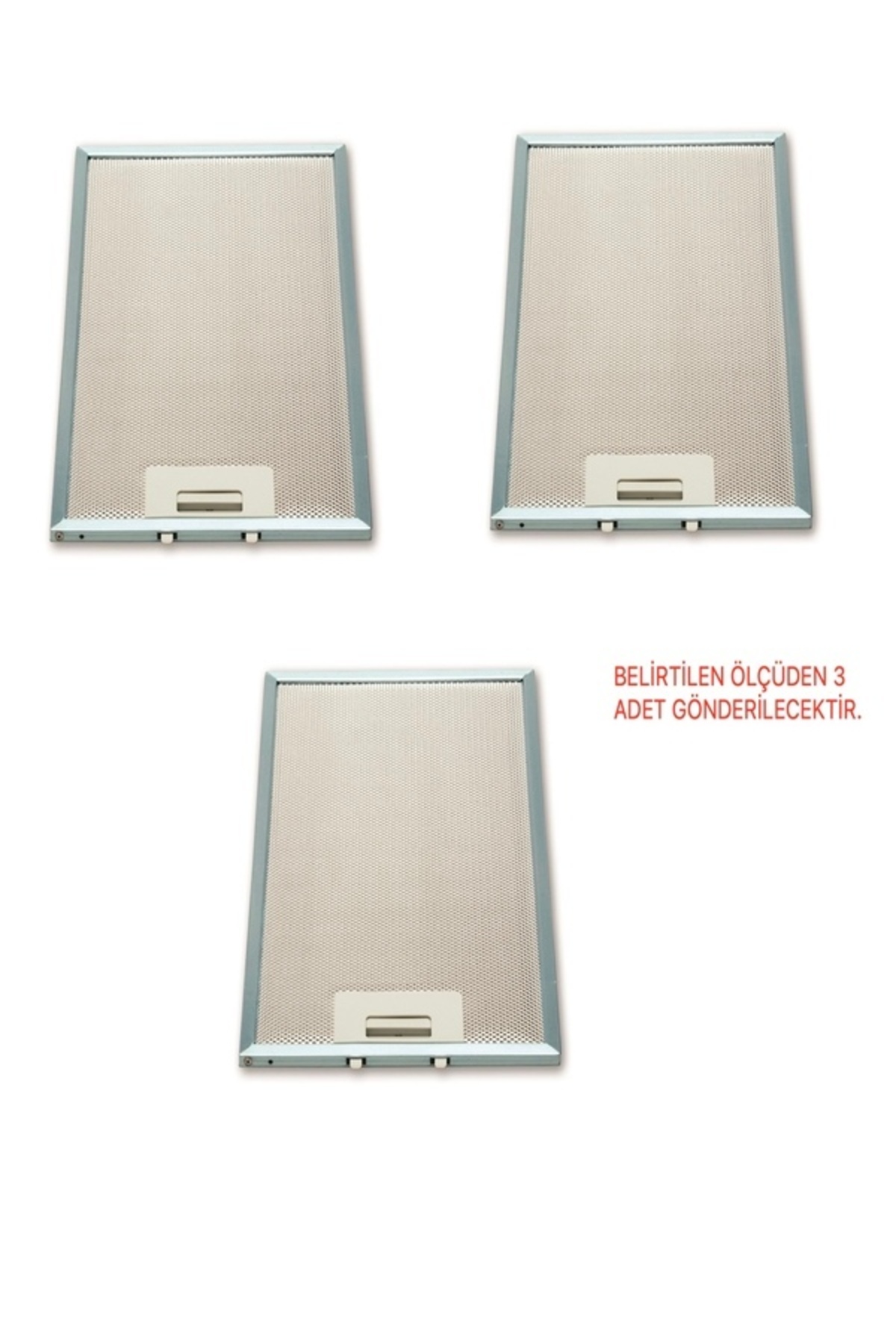 EHLA Filtre KUMTEL ,LUXELL DA6 3 ADET 225x312 Mm Aspiratör & Davlumbaz Tel Yağ Filtre SETİ-3 ADET