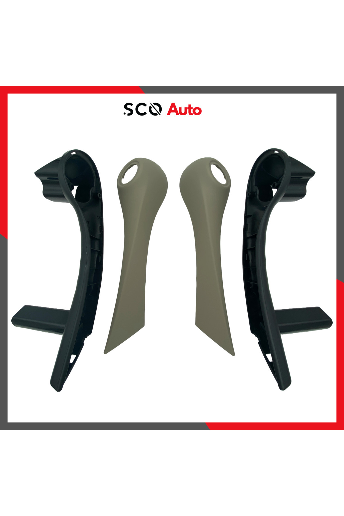 Sco Group Renault Megane 2 Uyumlu Kapı Kolu Set Bej Kapı Kolçak Megane II 7701475317