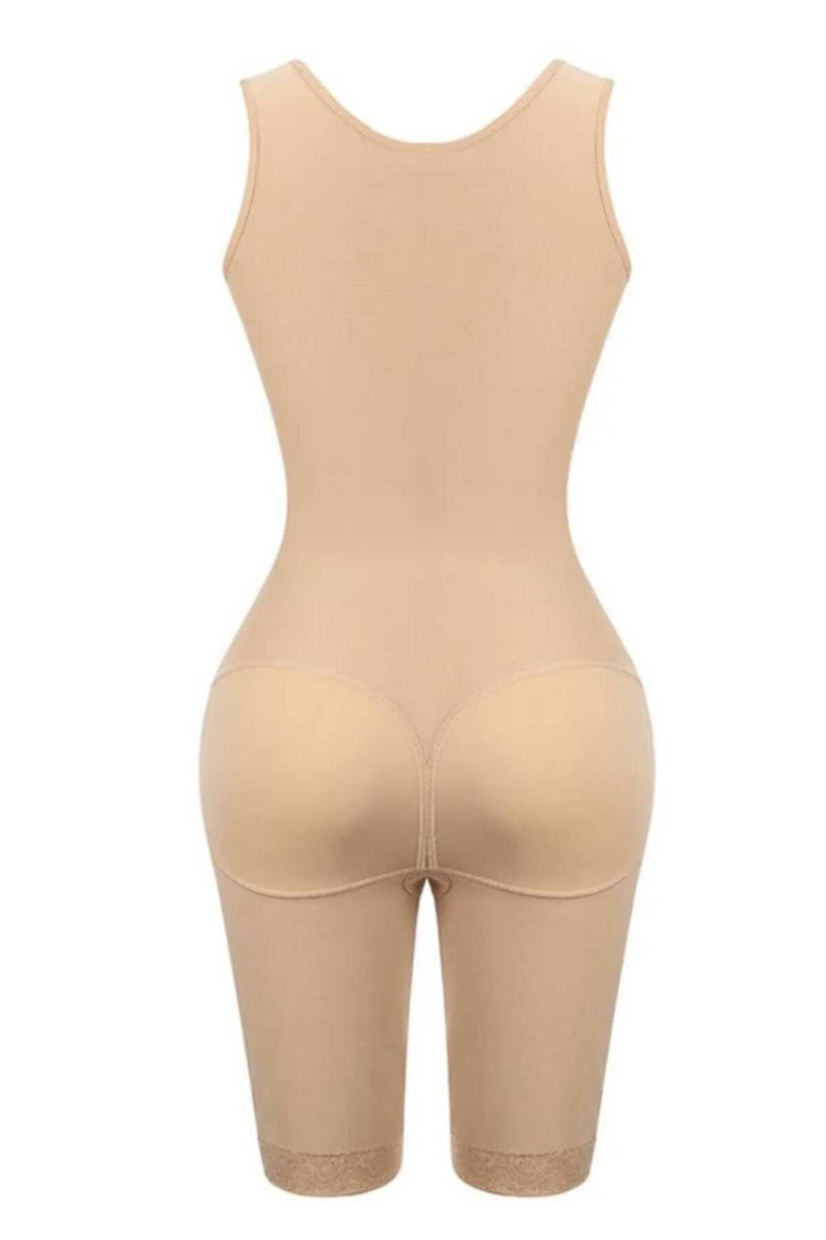 Fstyle-Post-operative body sculpting corset with zipper control, strong compression and daily use 5