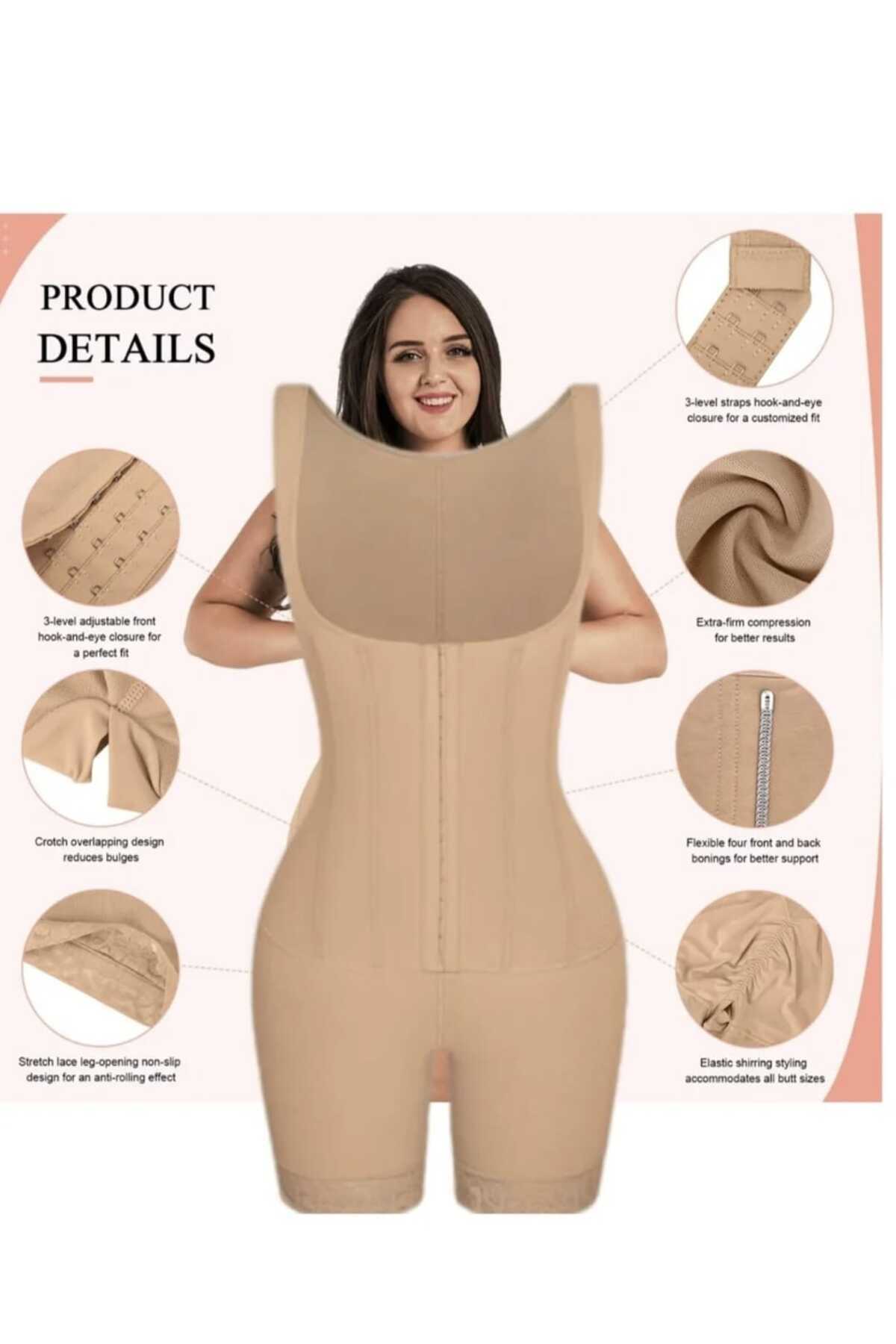 Fstyle-Post-cesarean section and daily use compression body support and sculpting corset, postpartum 2