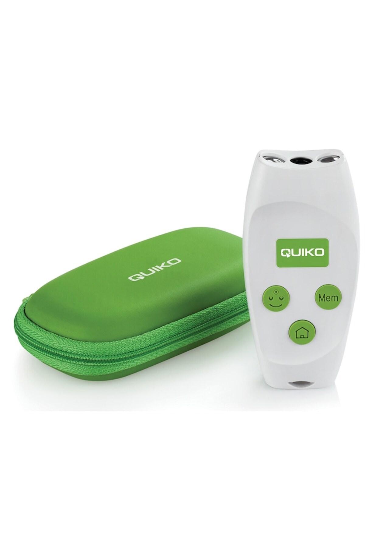 Quiko-Infrared Thermometer ERA with Protective Case, Memory for 9 Measurements, Silent, Fast and Pre 3