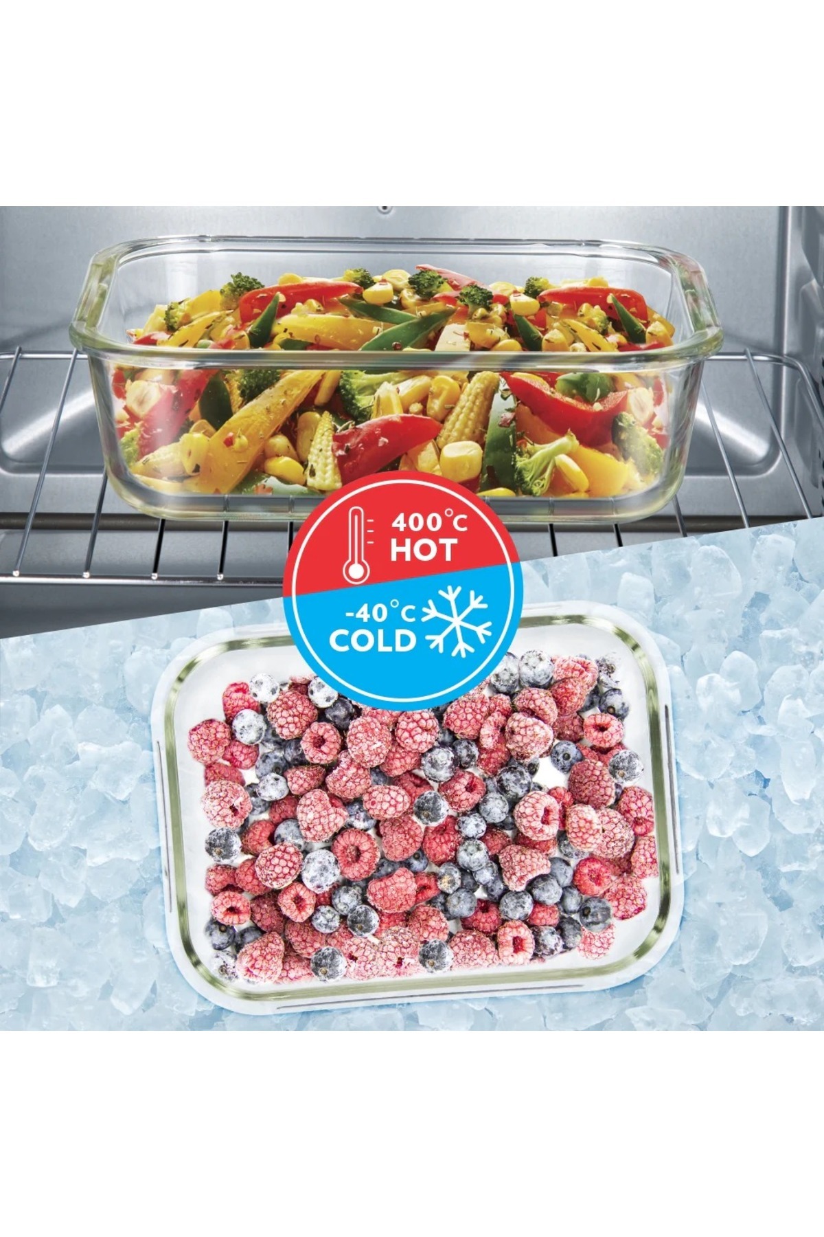 Borosil-Klip-n-store Rectangular Glass Storage Container With Air Tight Lid Food Storage Container 1.52 L 2