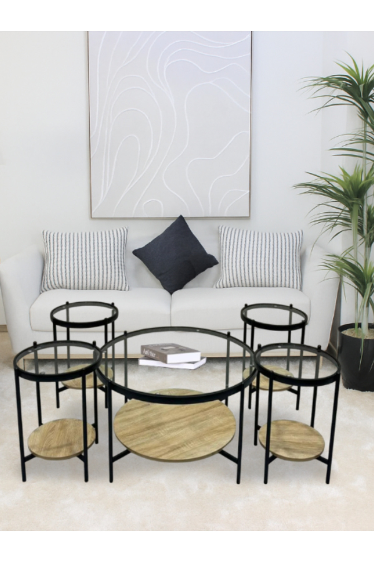 DEC19-Modern serving table set in different colors 1