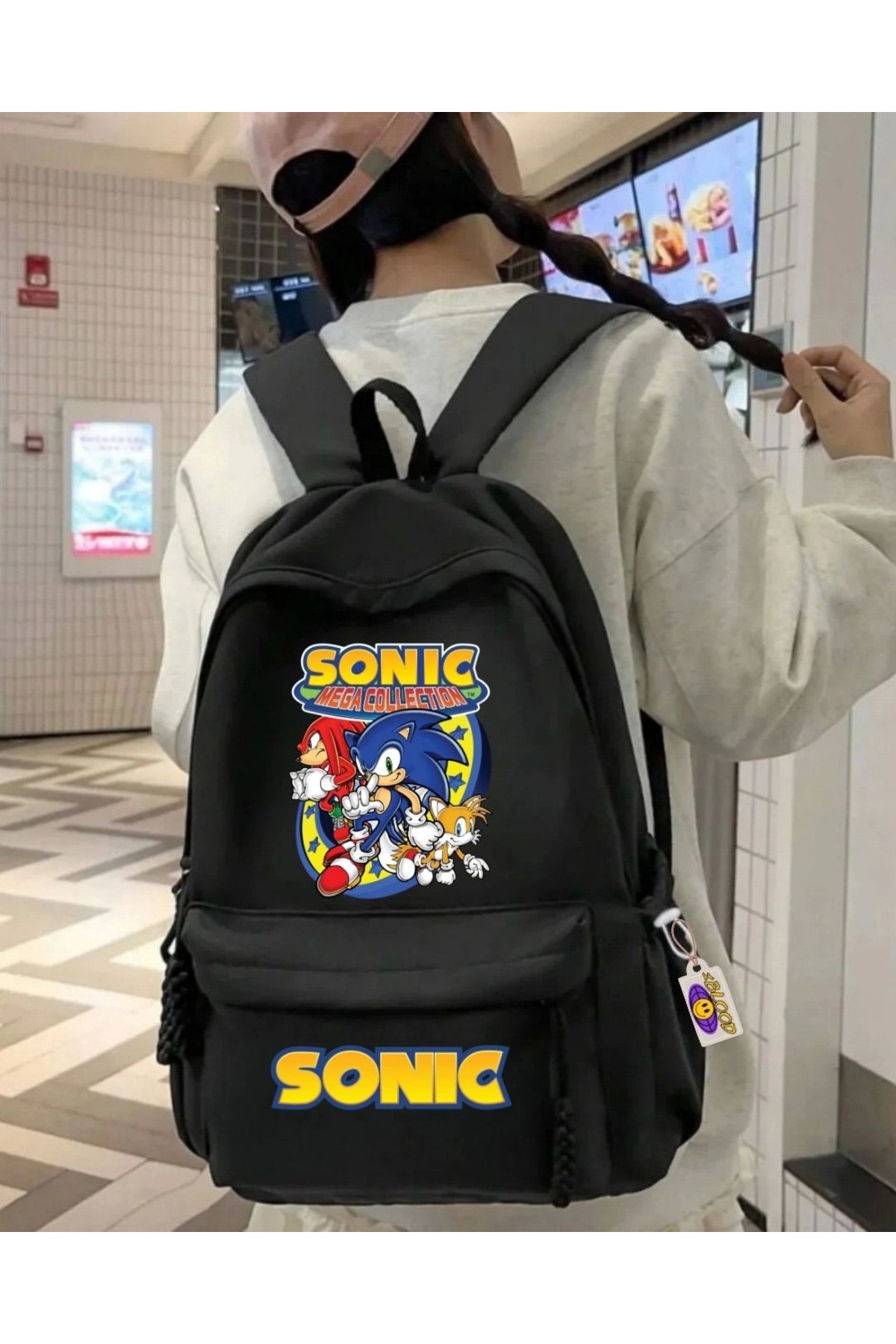 1blood Süper Sonic Baskılı Okul Sırt Çantası