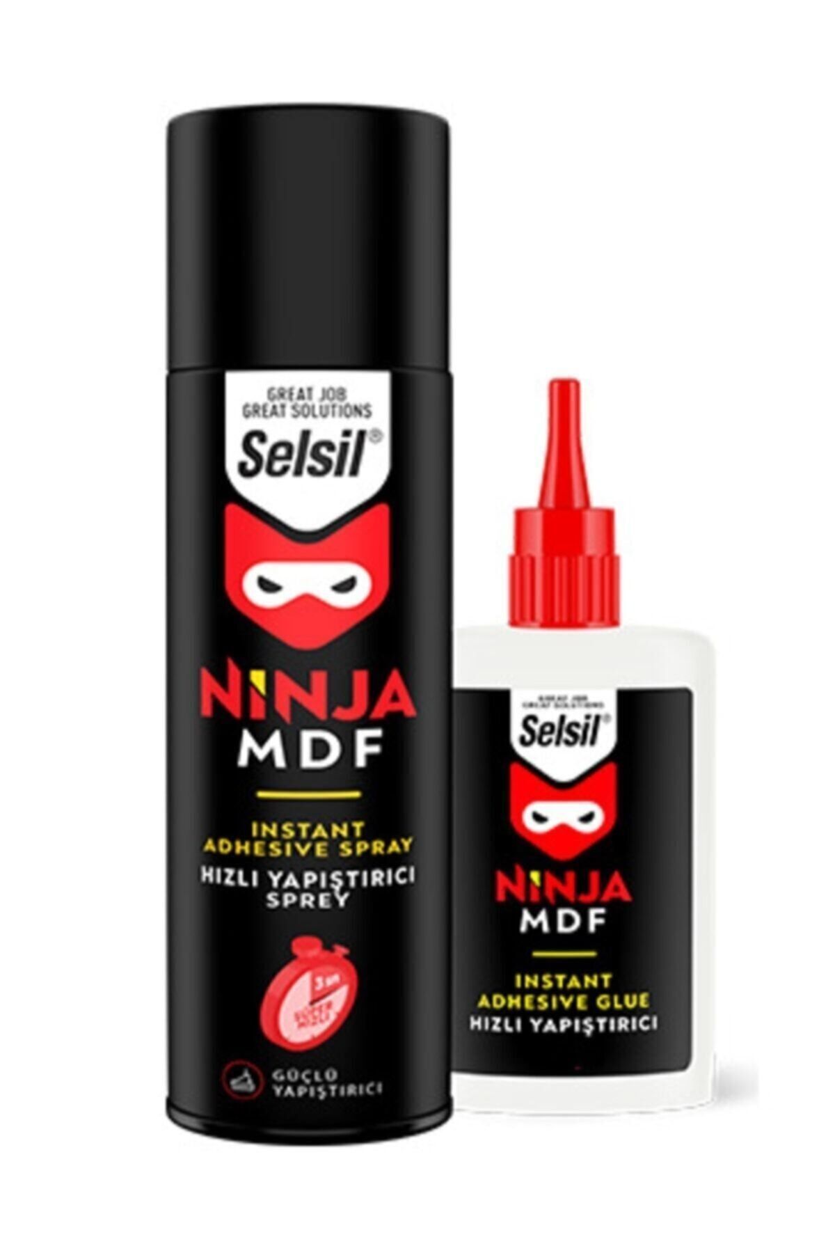 Ninja Mdf Quick Adhesive 400 Ml +100 Ml
