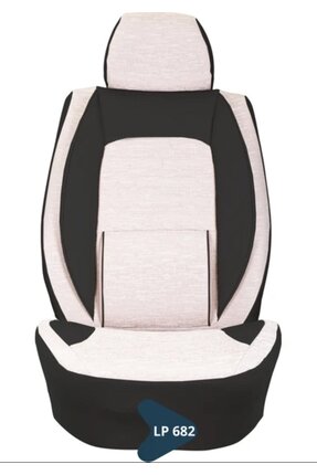 K-Design SİLİKONLU JAKAR KOLTUK KILIFI TİCARİ SERİSİ BEJ-SİYAH LP682