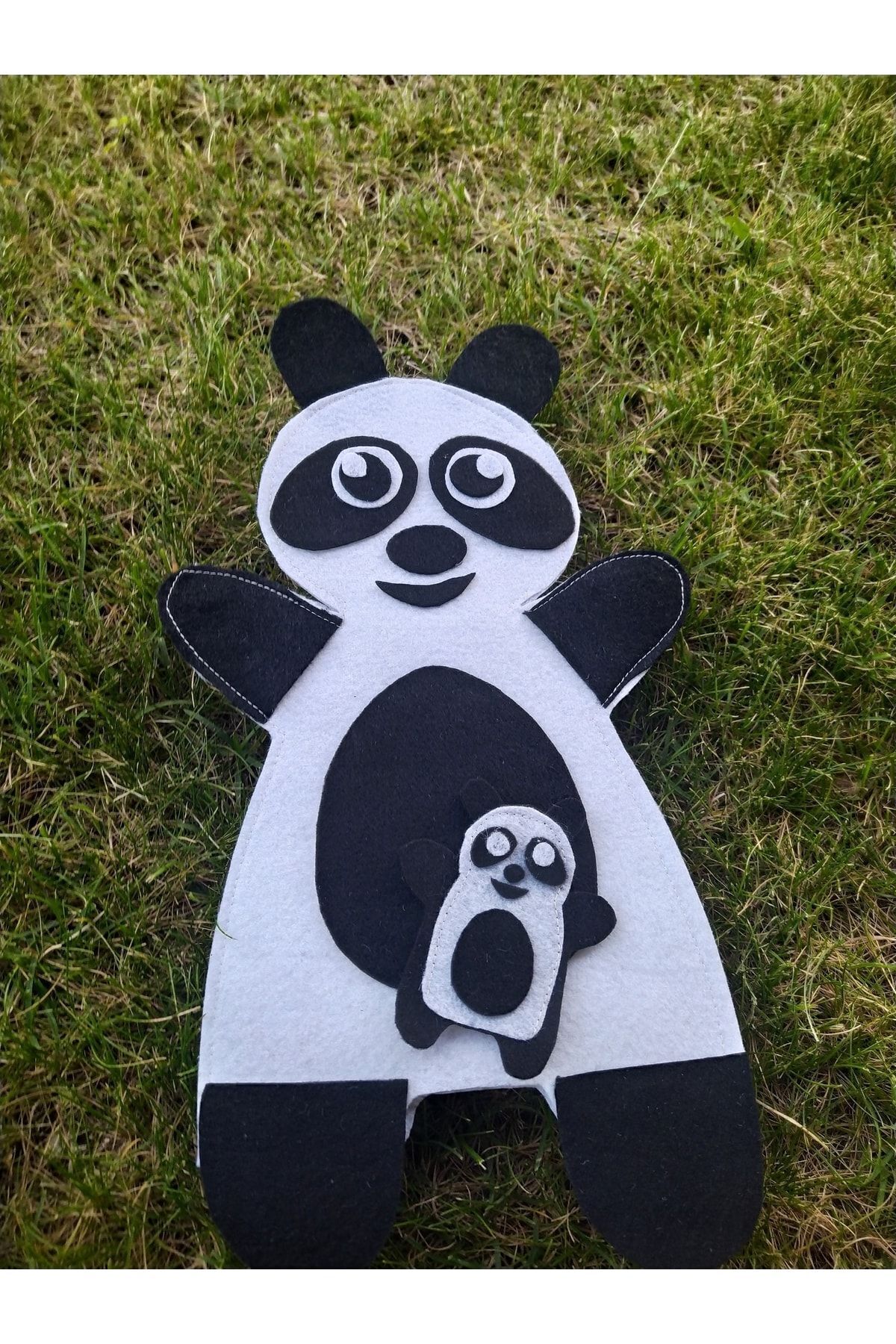 teknotrust Renkli Panda El ve Parmak Kukla Seti, Eğlence ve Hayal Gücü için Mükemmel!