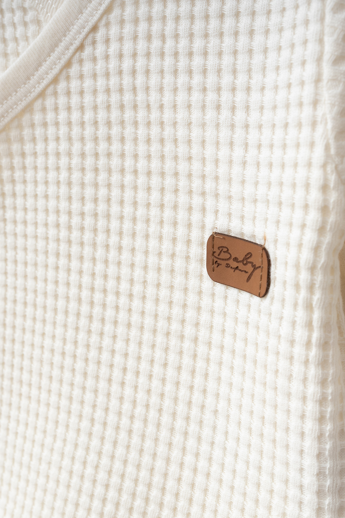 yukobaby bebeğiniz için en doğalı Bebek Waffle Kahverengi %100 Pamuk 5'li Yenidoğan Hastane Çıkışı Set yk2028 fotoğrafı 3 (önizleme)