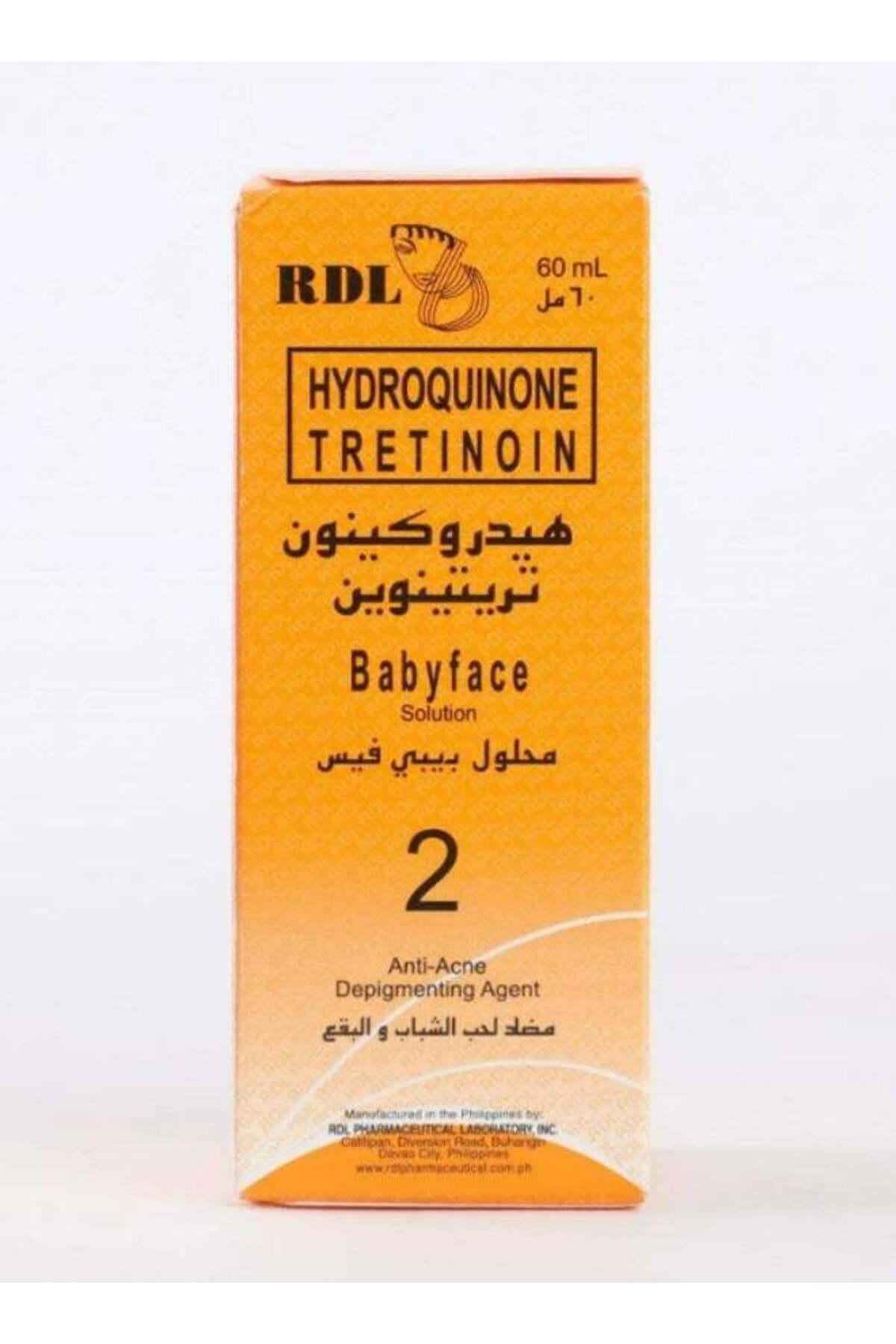 Babyface Astringent Hydroquinone+Tretinoin 2 - 60 ML