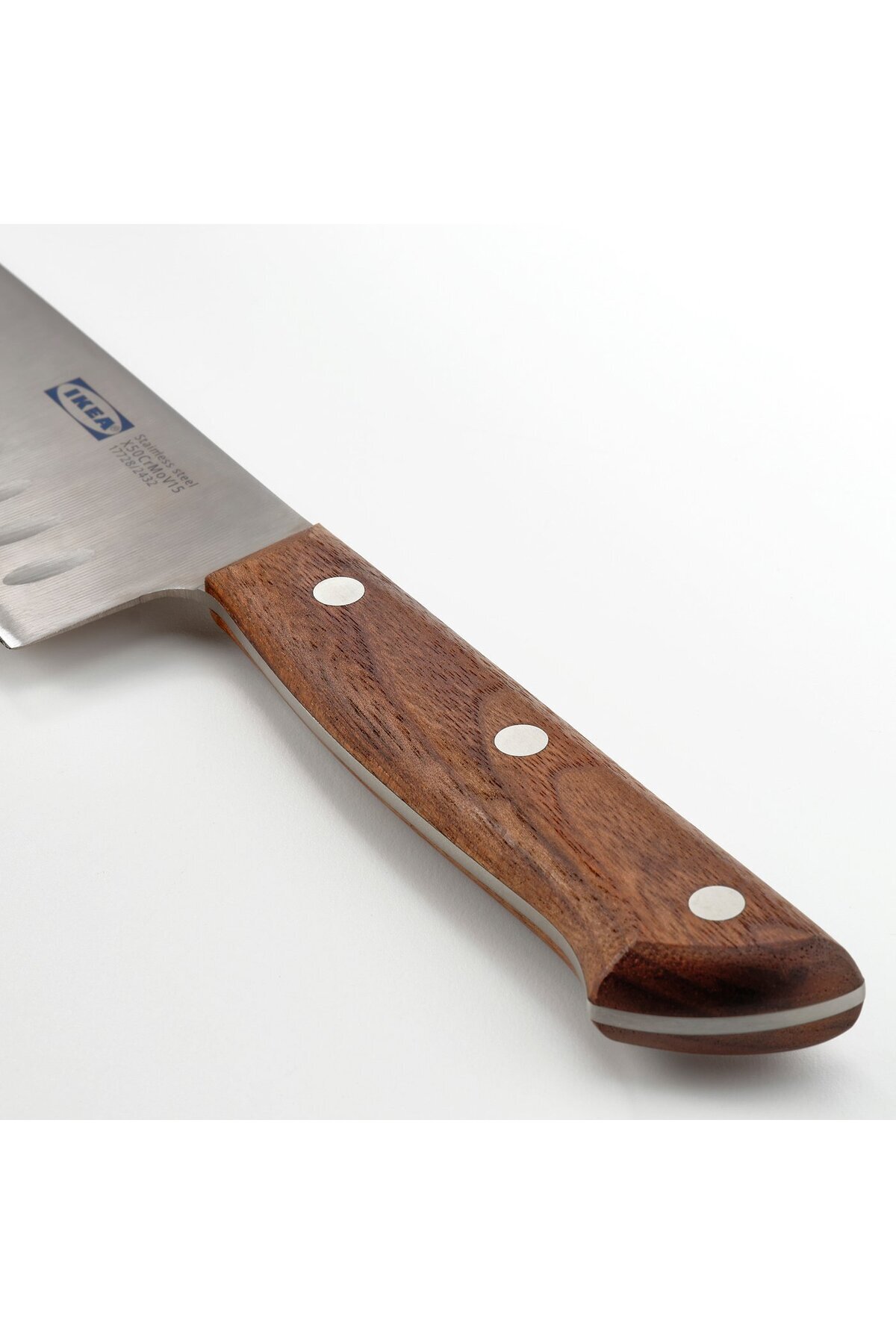 IKEA VARDAGEN Santoku knife, stainless steel/walnut, 16 cm- Trendyol