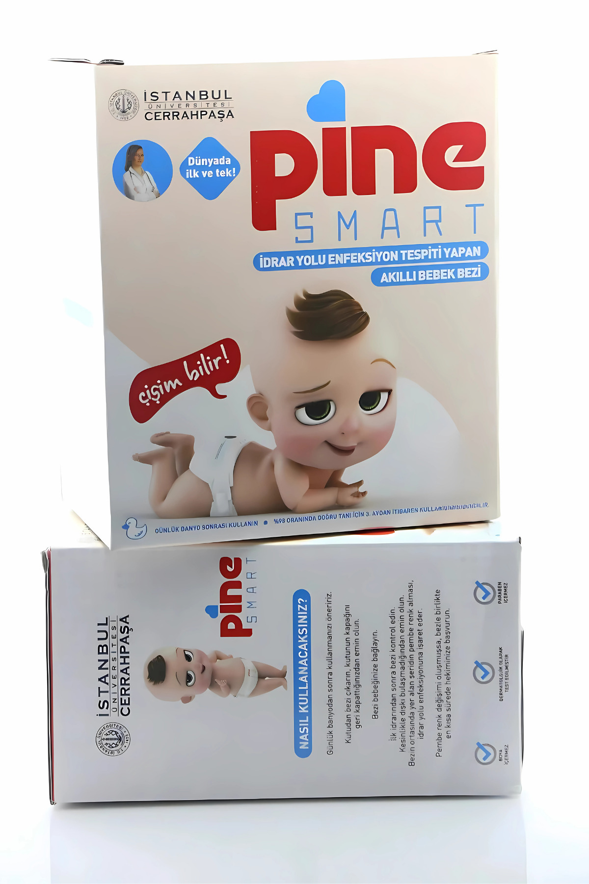 Pine SMART Akıllı Bebek Bezi 5’li (2, 3, 4, 5, 6 Beden (3–6 Kg / 4–9 Kg / 7–14 Kg / 11–18 Kg / 15+ Kg) fotoğrafı 2 (önizleme)