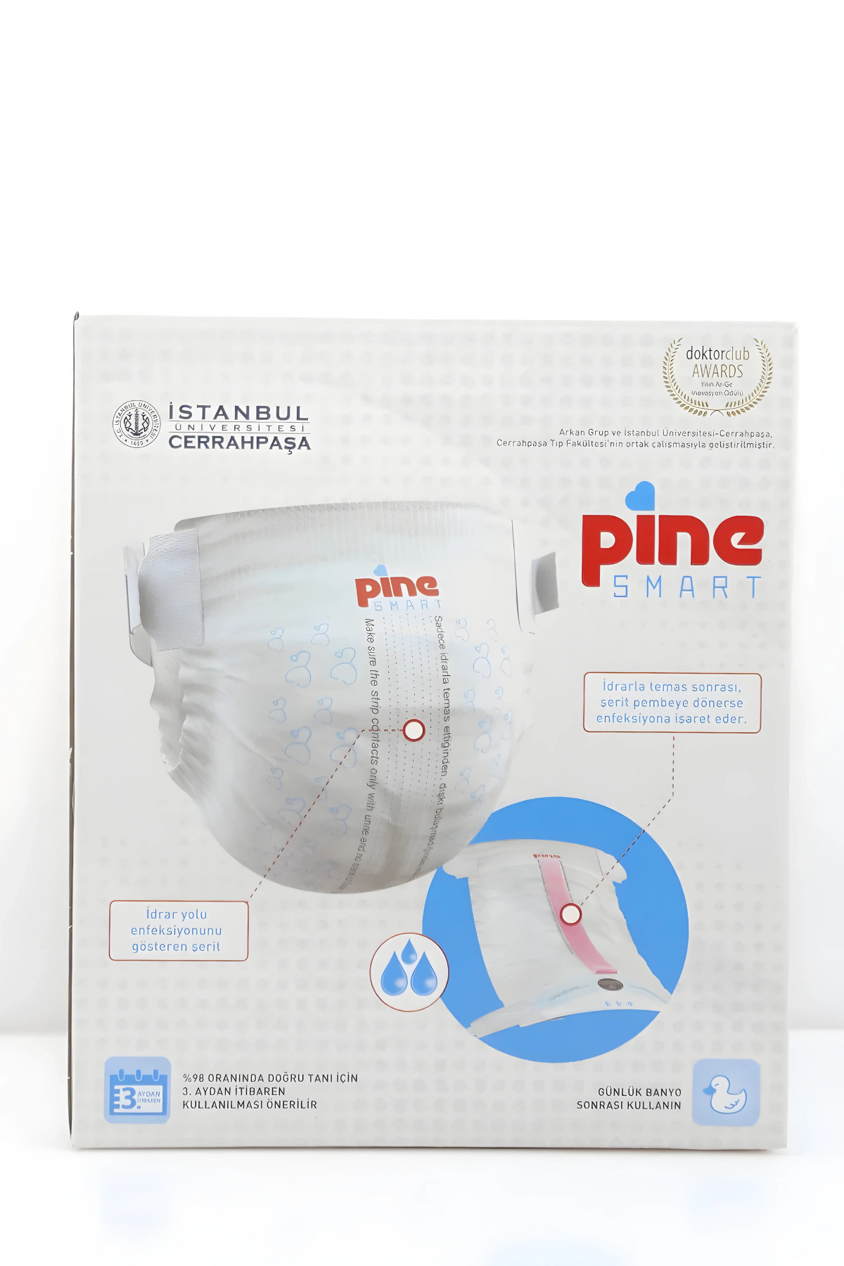 Pine SMART Akıllı Bebek Bezi 5’li (2, 3, 4, 5, 6 Beden (3–6 Kg / 4–9 Kg / 7–14 Kg / 11–18 Kg / 15+ Kg) fotoğrafı 6 (önizleme)
