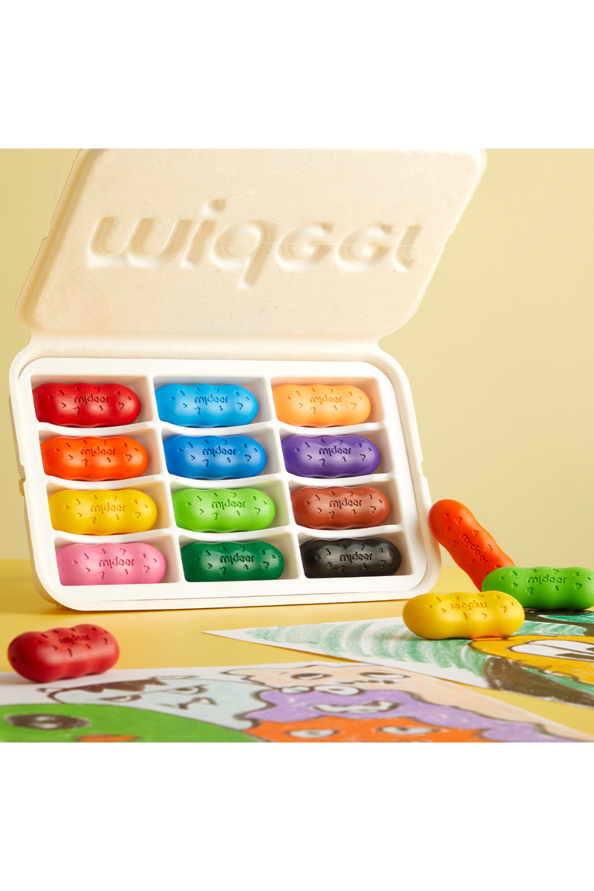 پیز کرايونز - ۱۲ رنگ