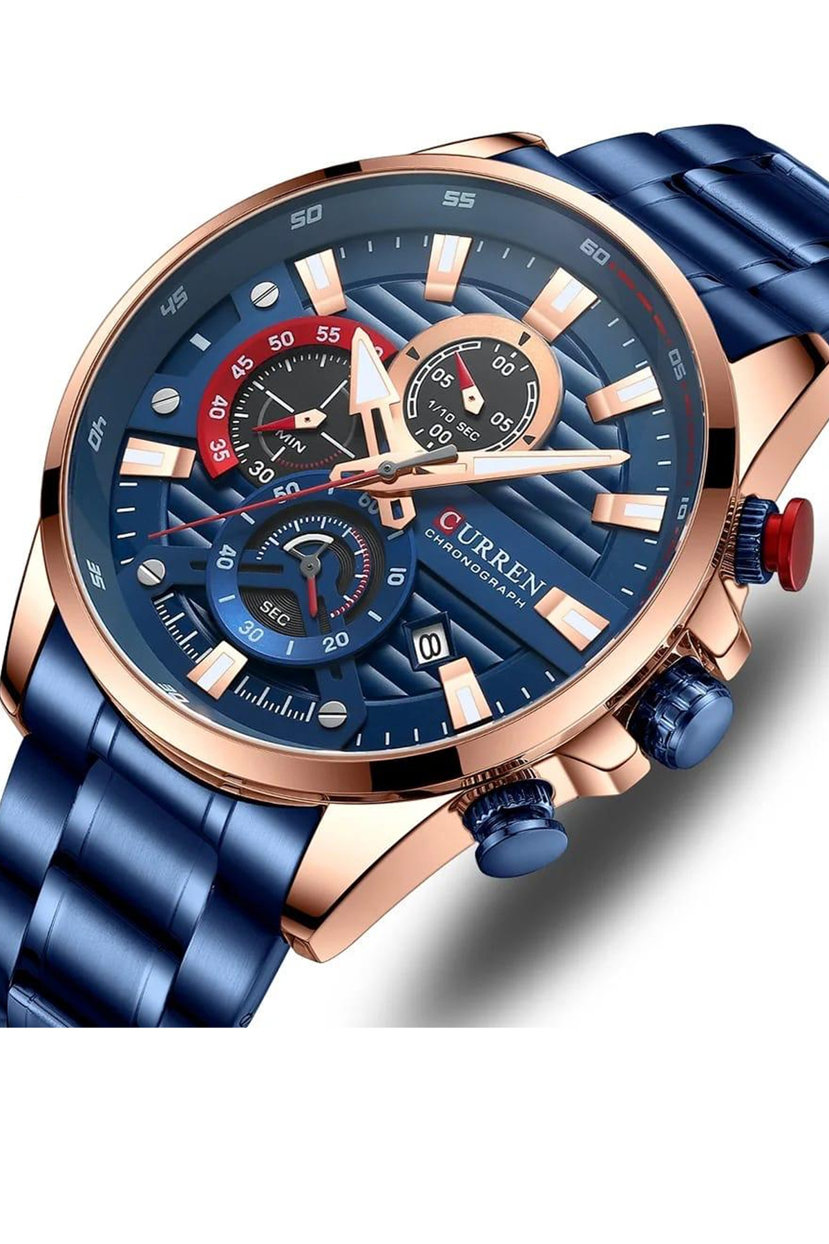 Curren 8415 Chrono Çelik Kordon Erkek Kol Saati - Fiyatı, Yorumları